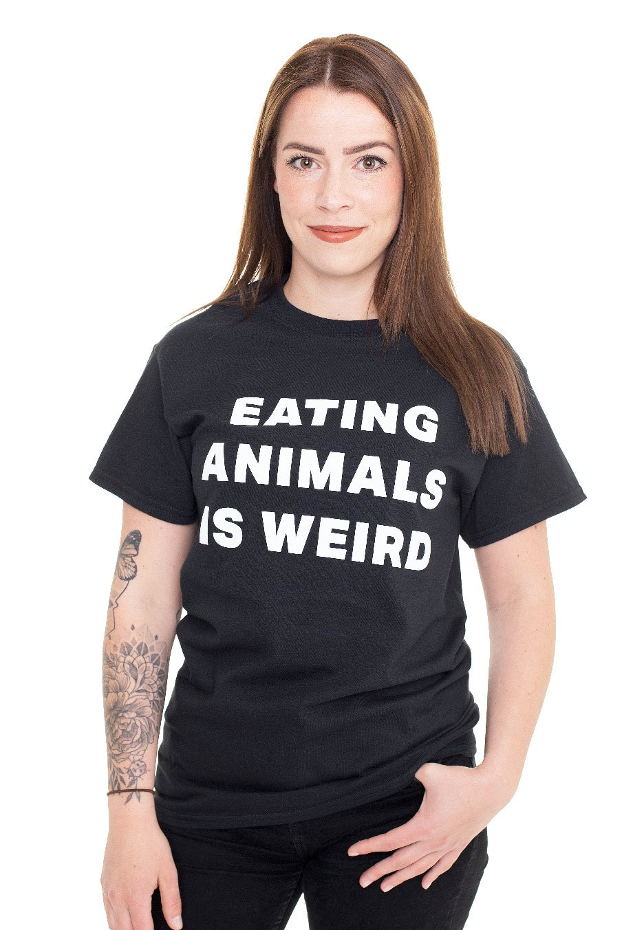 Dancitee - Eating Animals Is Weird - T-Shirt | Women-Image