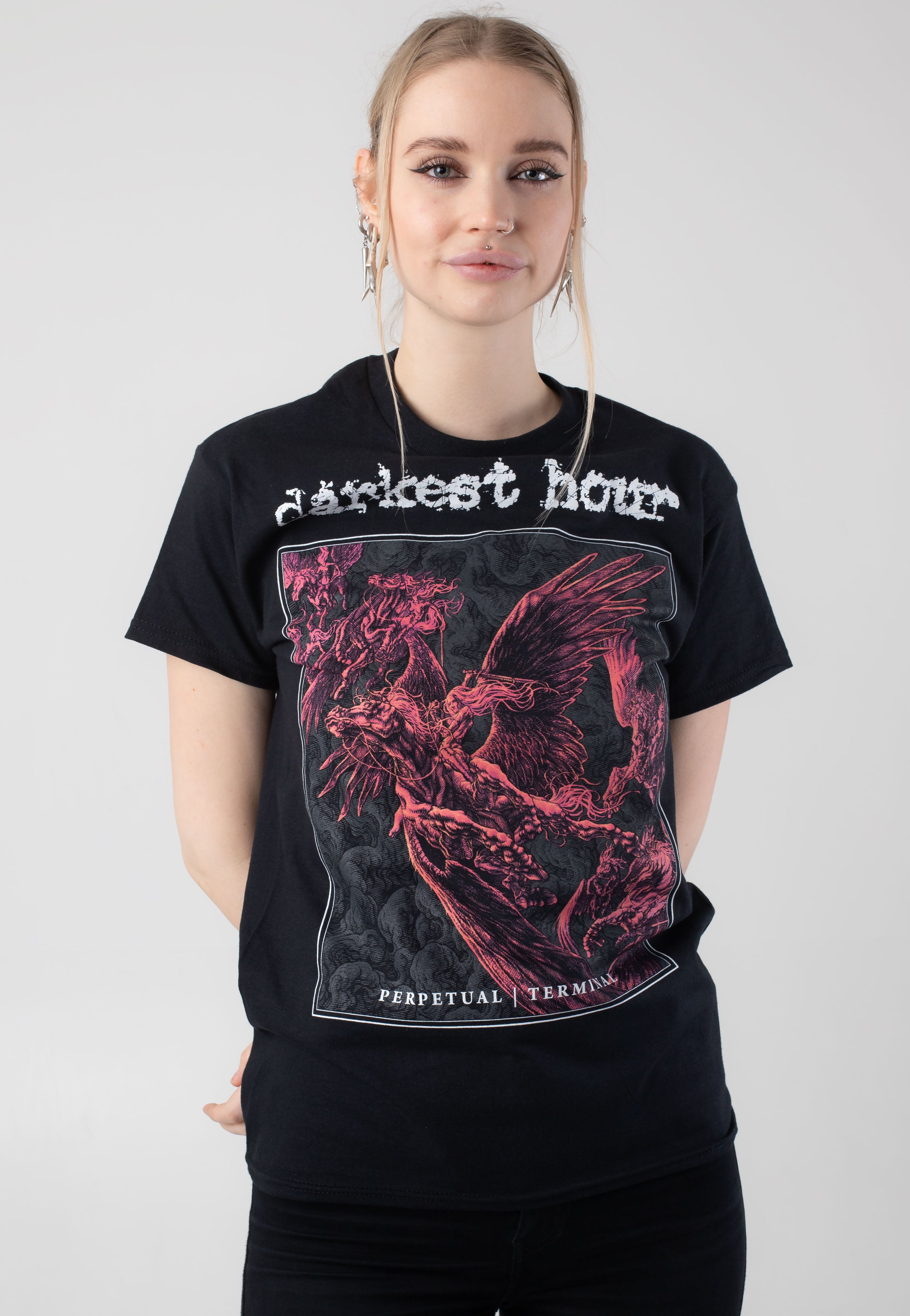 Darkest Hour - Perpetual Termminal Square - T-Shirt | Women-Image