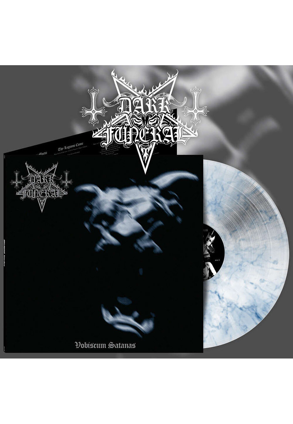 Dark Funeral - Vobiscum Satanas White/Blue - Colored Vinyl | Neutral-Image