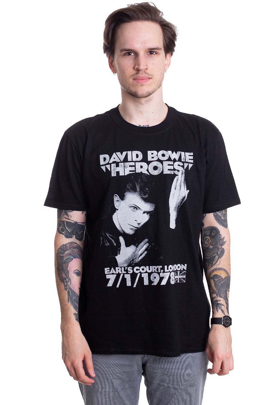 David Bowie - Heroes Earls Court - T-Shirt | Men-Image