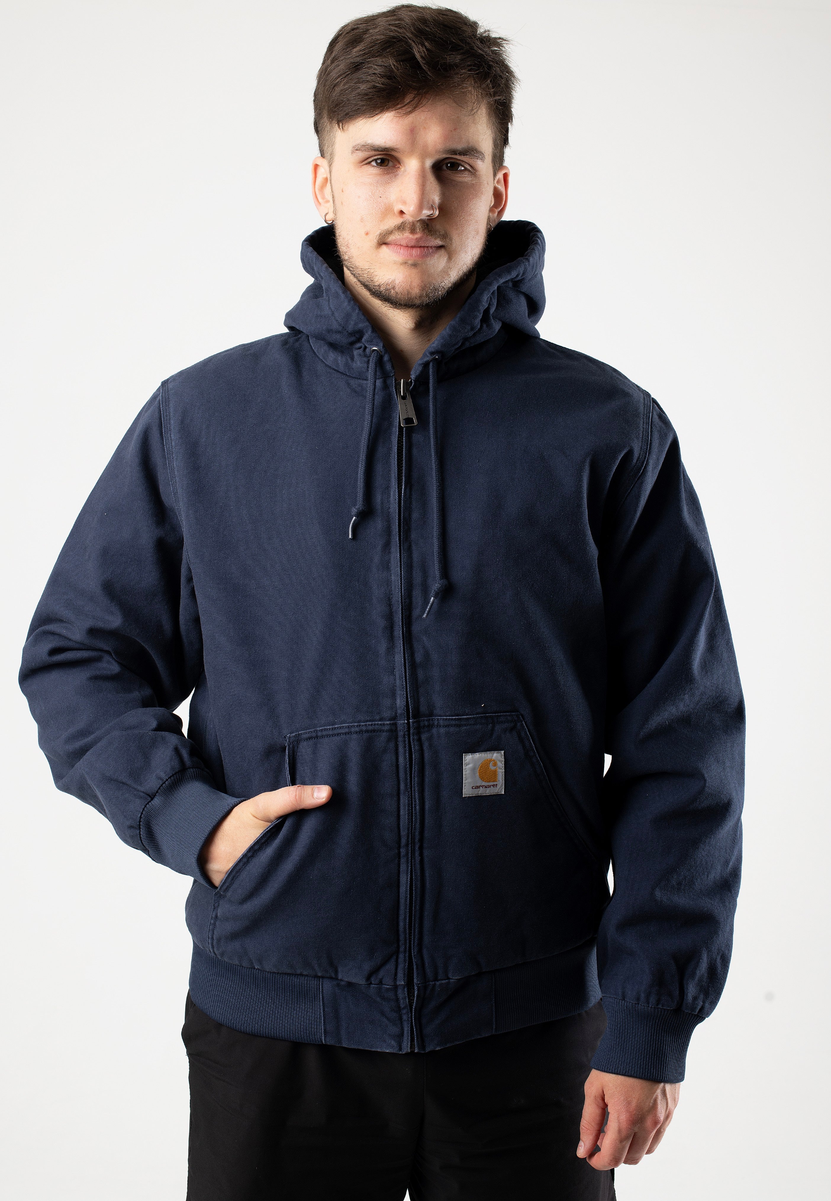 Carhartt WIP - Active Heavy Stone Wash Blue - Jacket | Men-Image