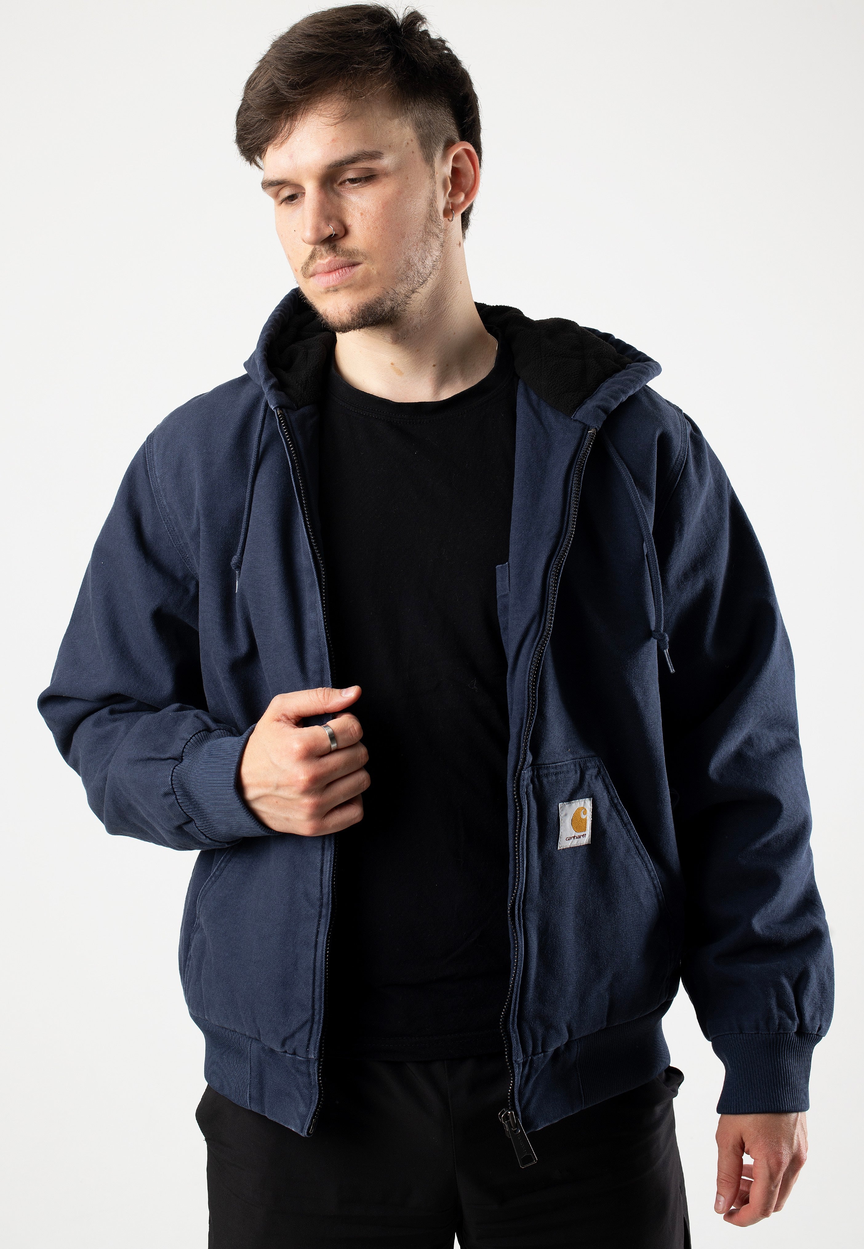 Carhartt WIP - Active Heavy Stone Wash Blue - Jacket | Men-Image