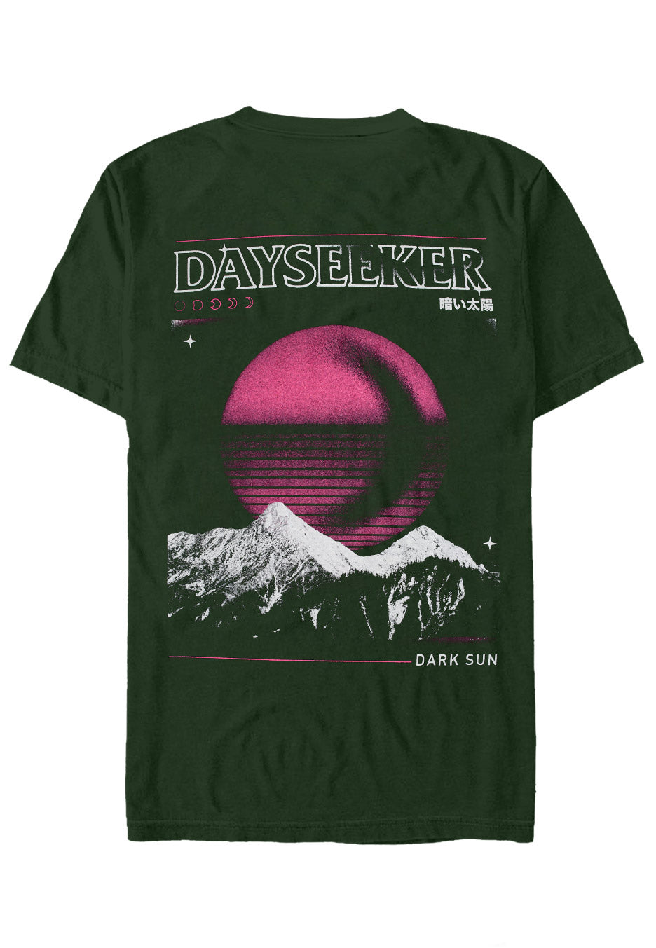 Dayseeker - Moon Mountain Forest Green - T-Shirt | Neutral-Image