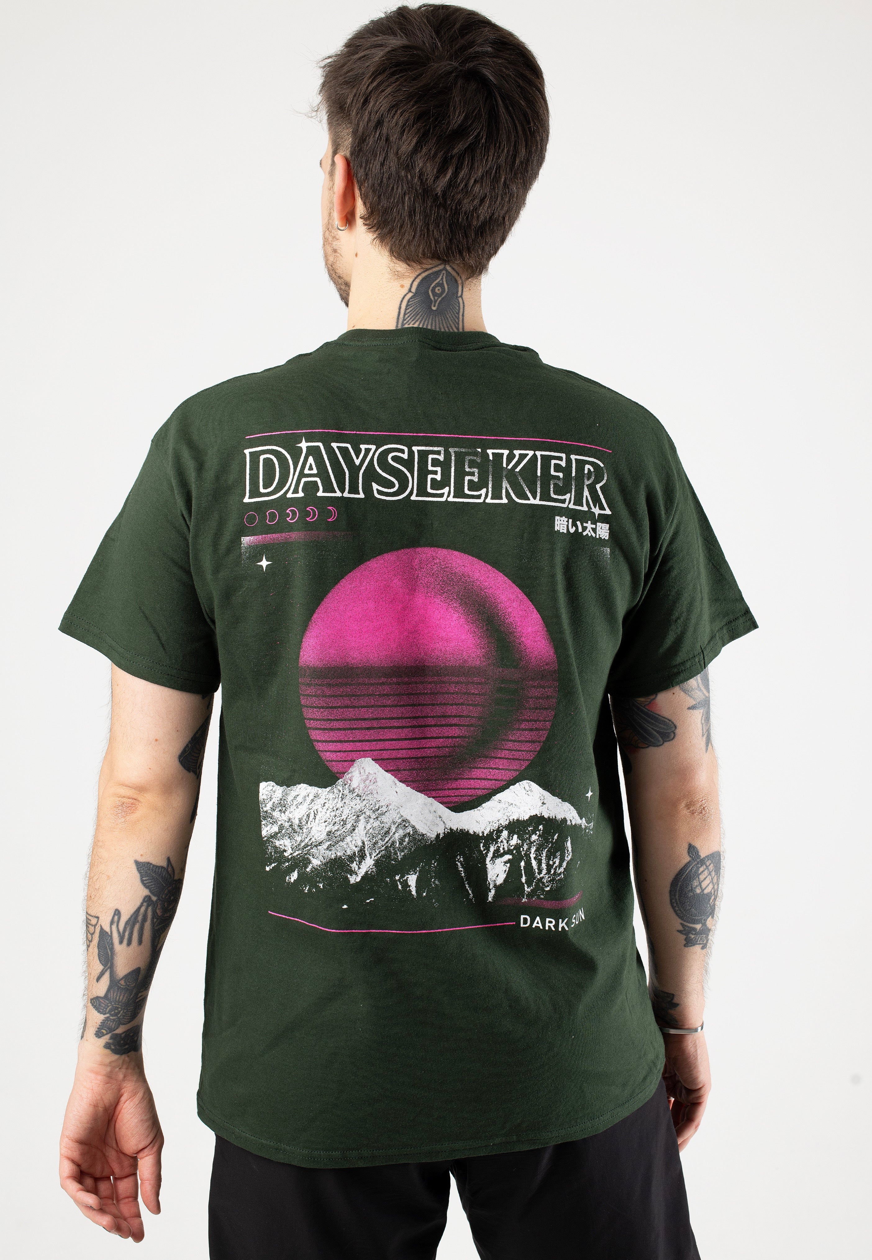 Dayseeker - Moon Mountain Forest Green - T-Shirt | Men-Image