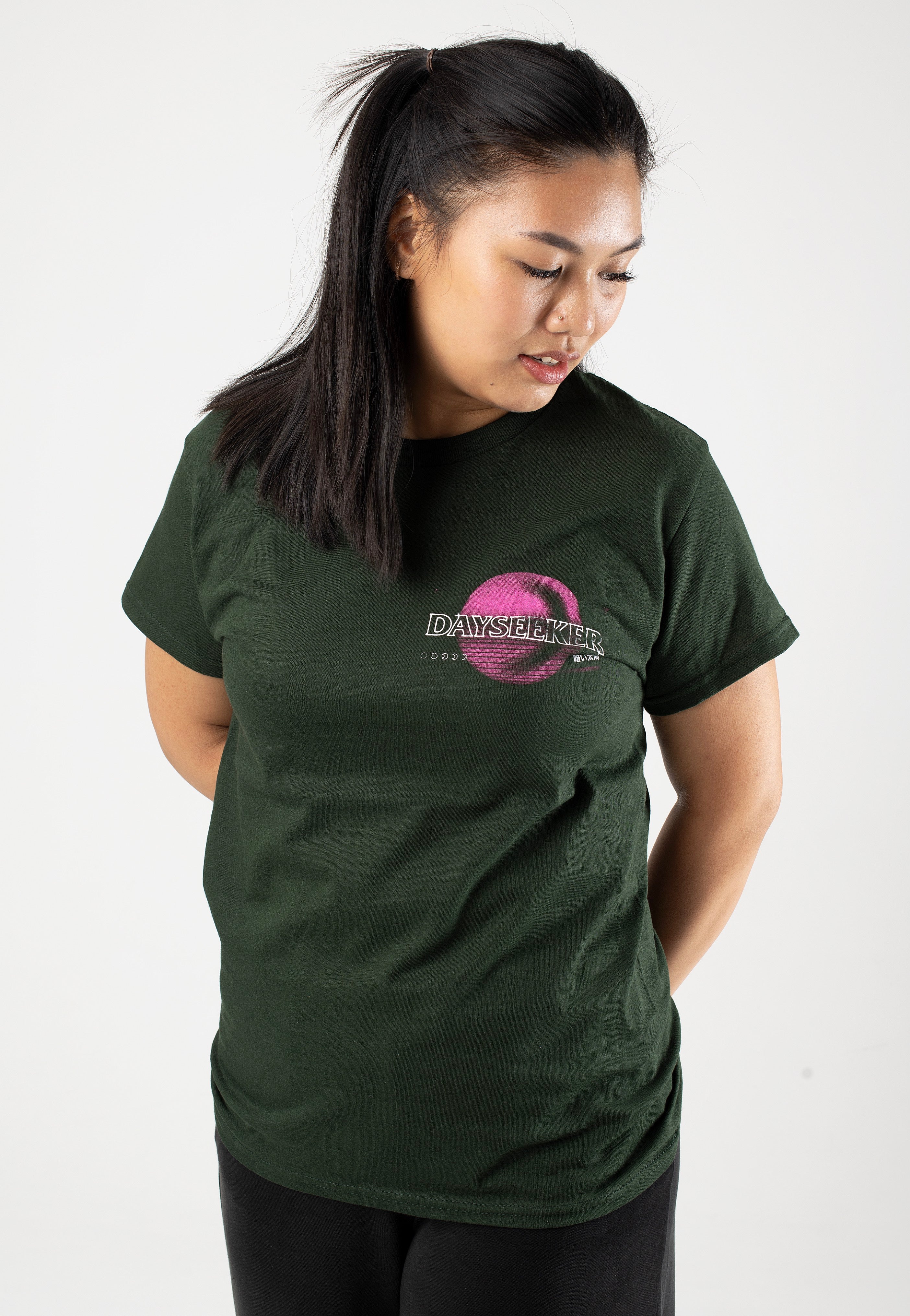 Dayseeker - Moon Mountain Forest Green - T-Shirt | Women-Image