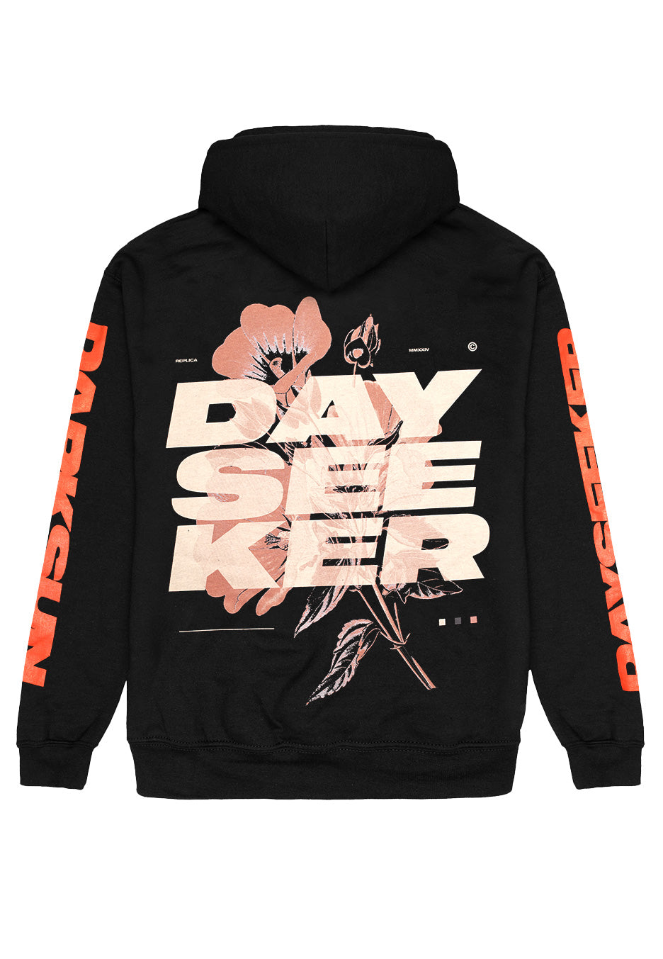 Dayseeker - Replica Floral - Hoodie | Neutral-Image