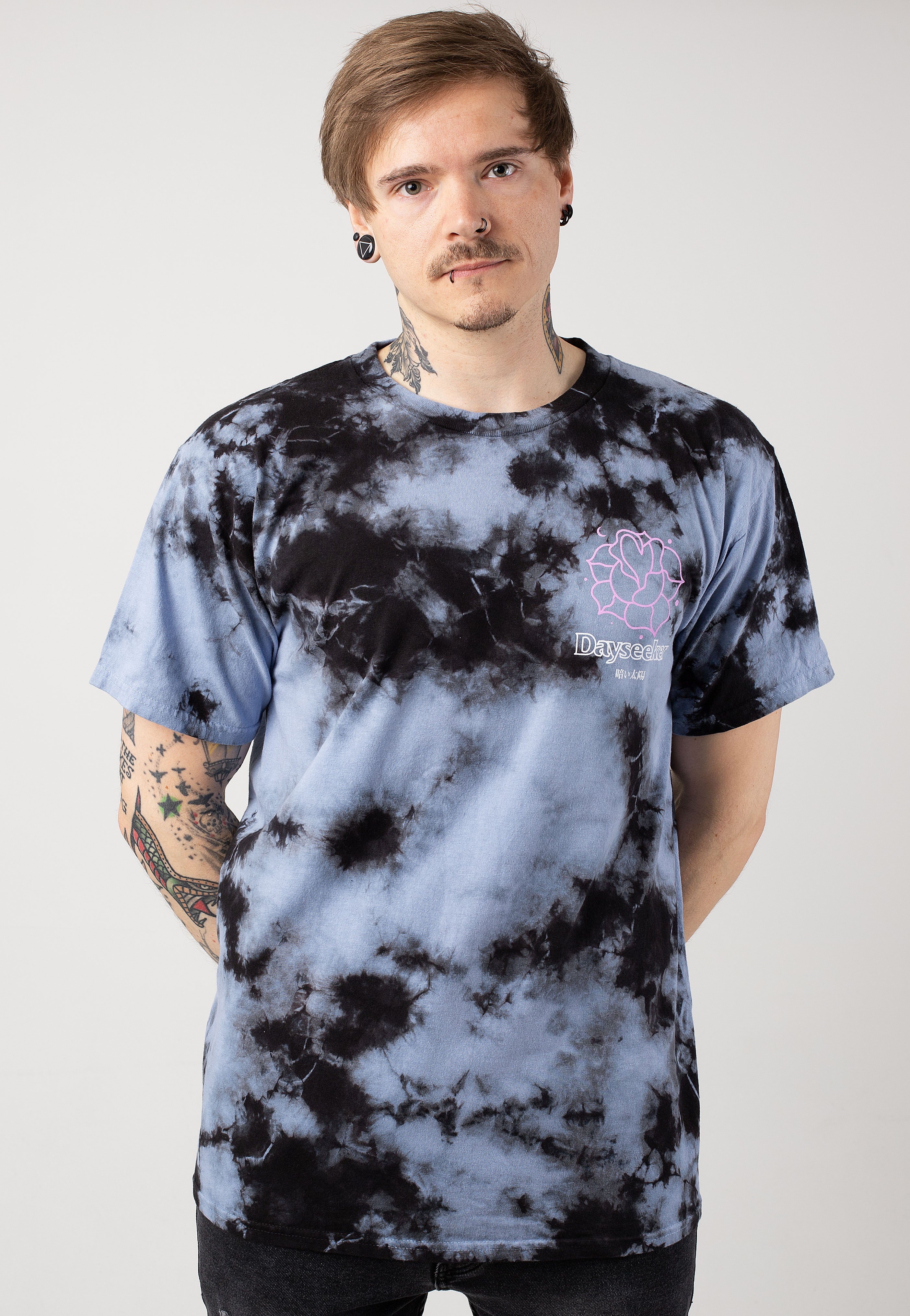 Dayseeker - Rose Blue/Black Tie Dye - T-Shirt | Men-Image