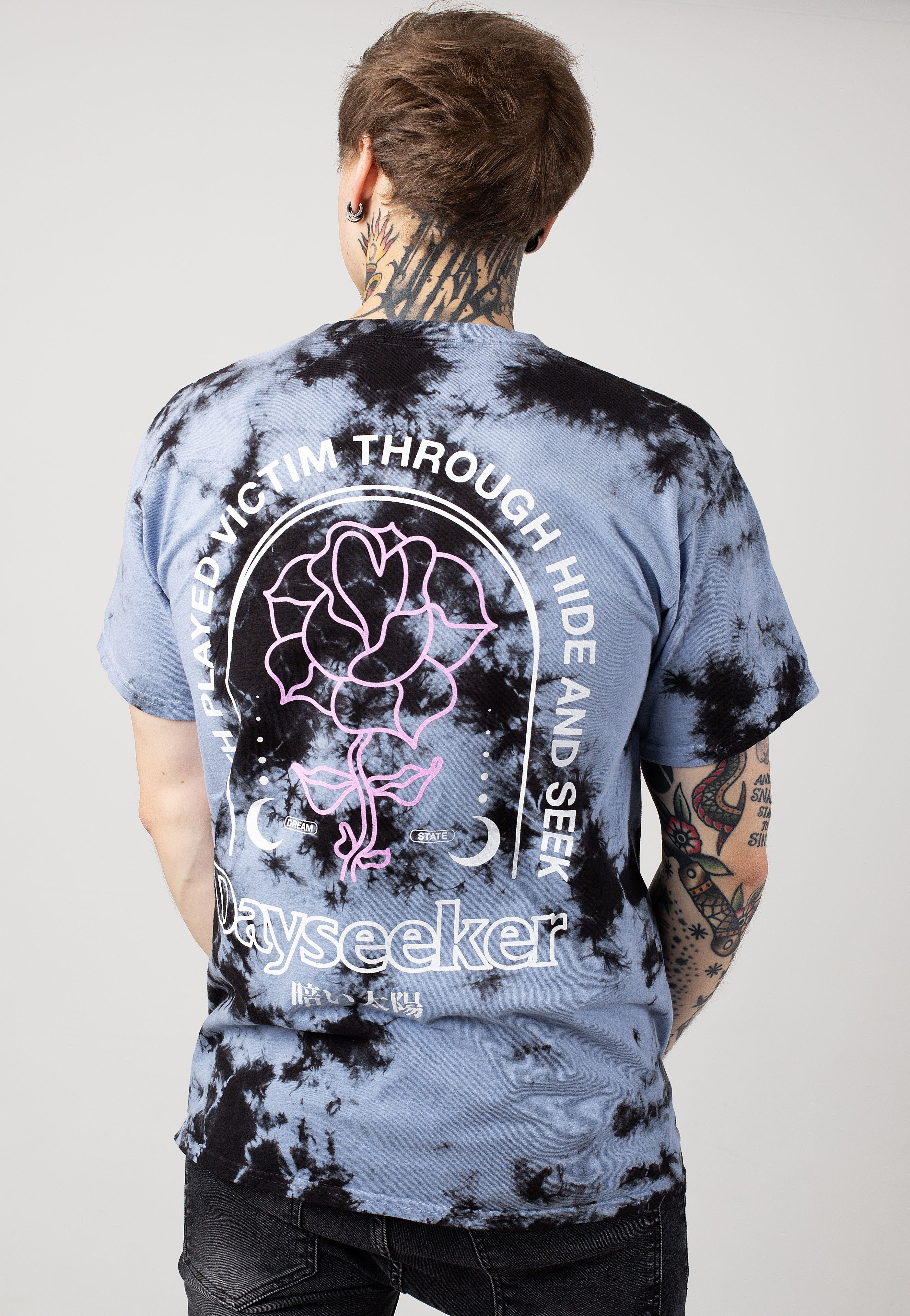 Dayseeker - Rose Blue/Black Tie Dye - T-Shirt | Men-Image