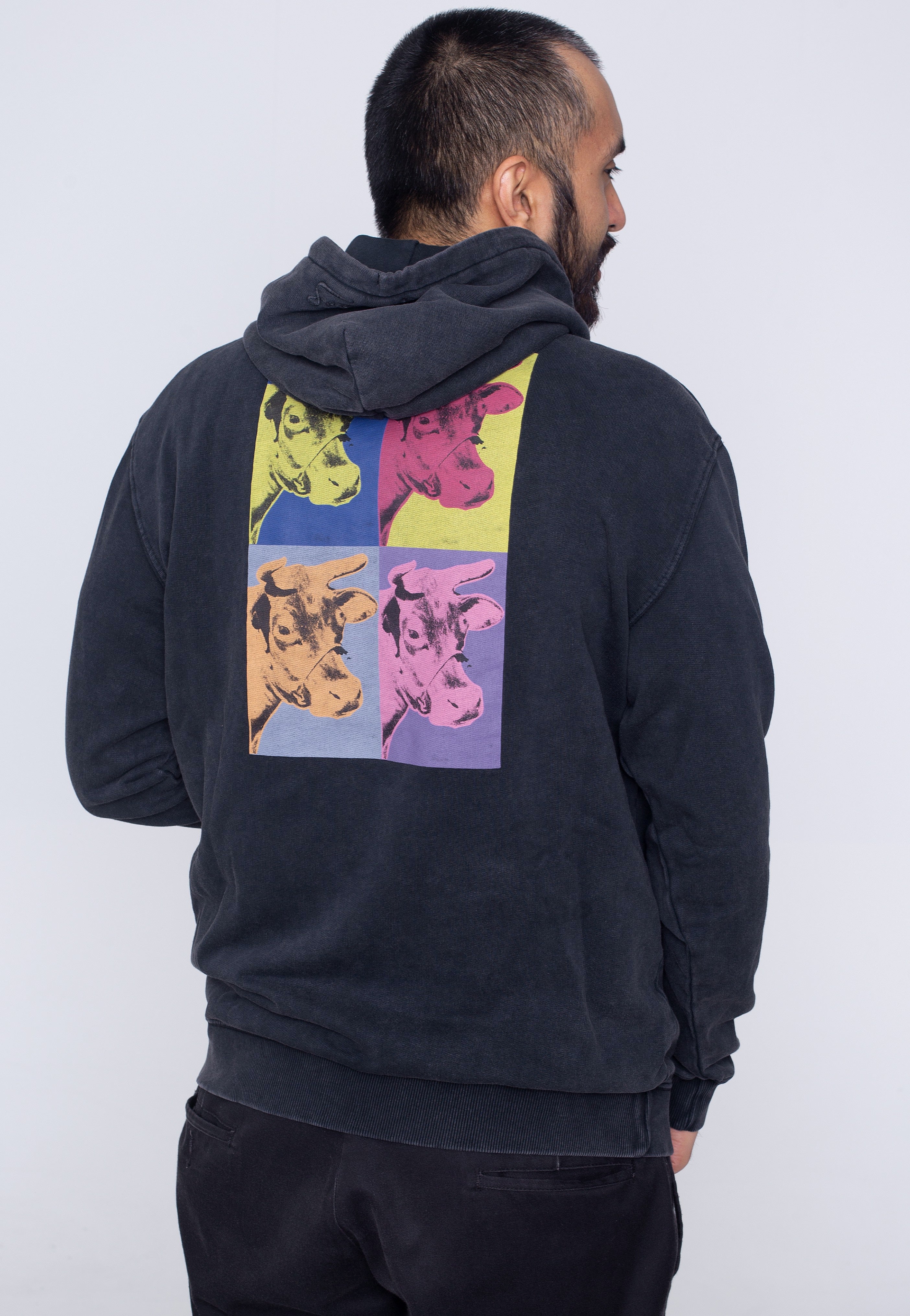 DC x Andy Warhol - Cow Ph Black Acid - Hoodie | Men-Image