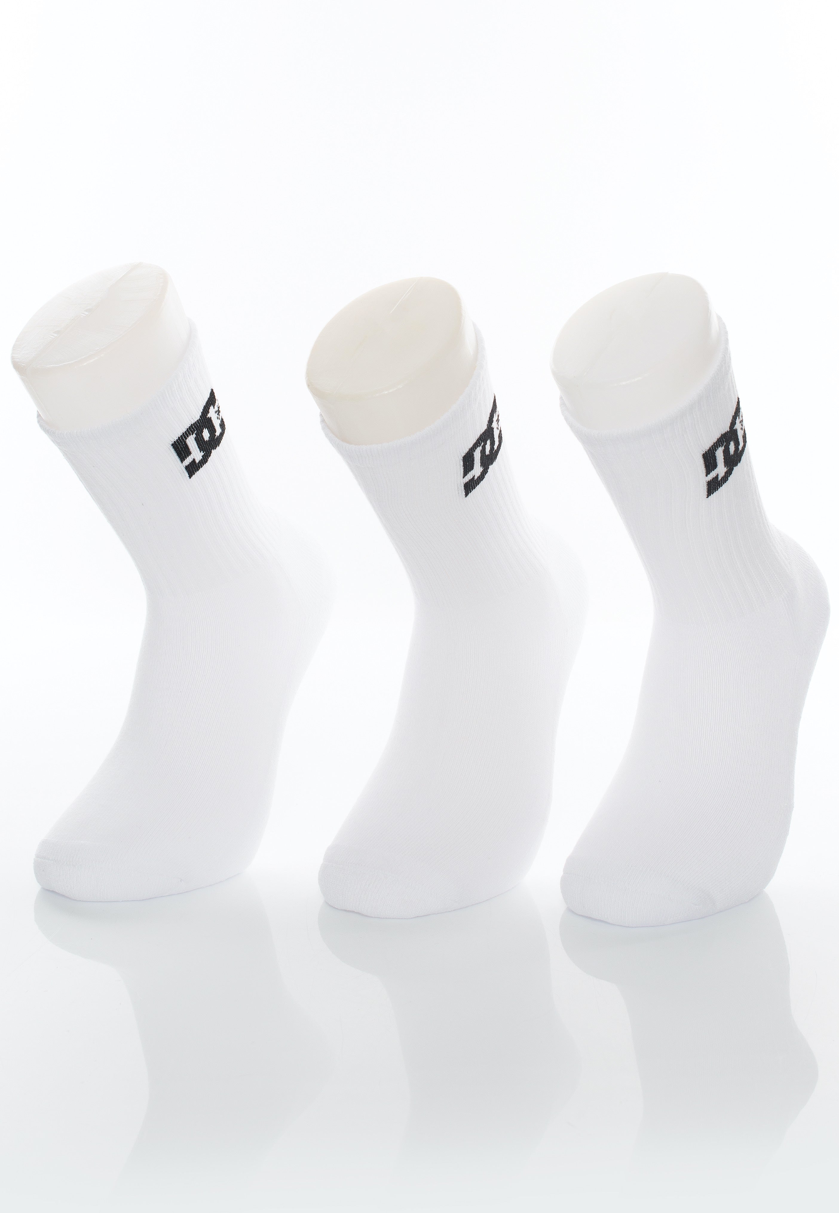 DC - Crew Pack Of 3 Snow White - Socks | Neutral-Image