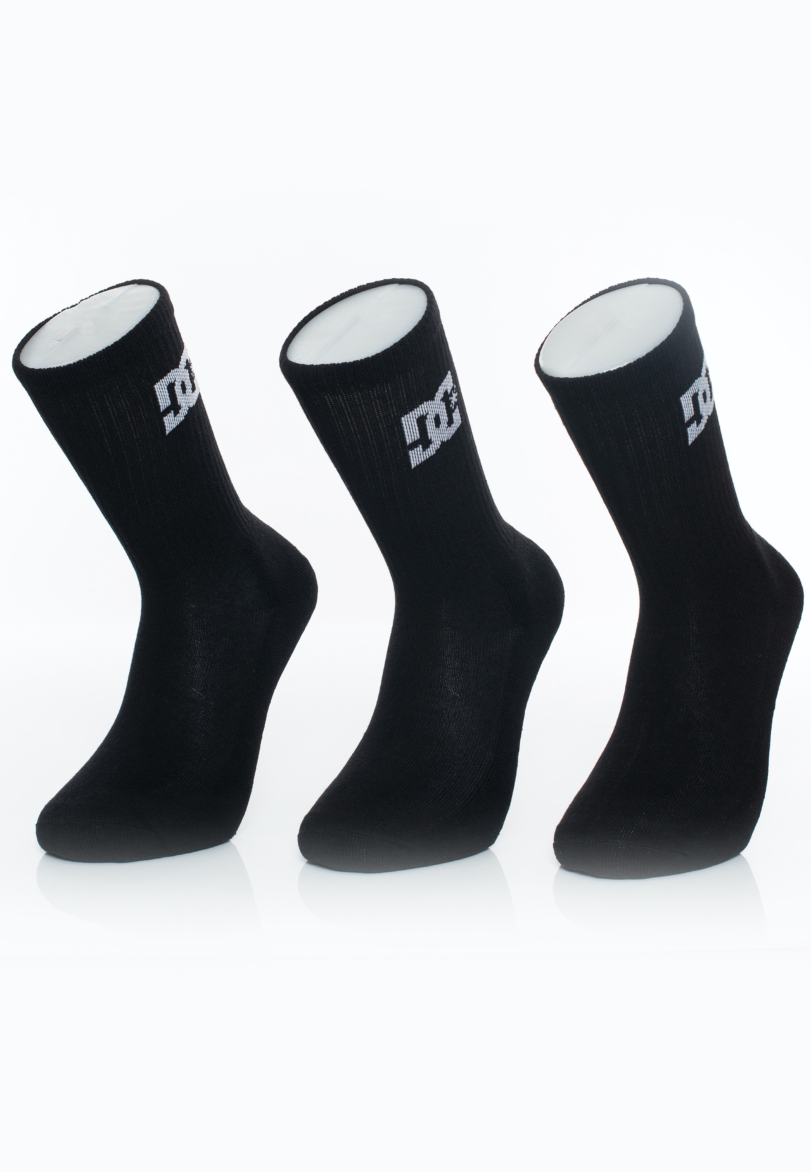 DC - Crew Pack Of 3 Black - Socks | Neutral-Image