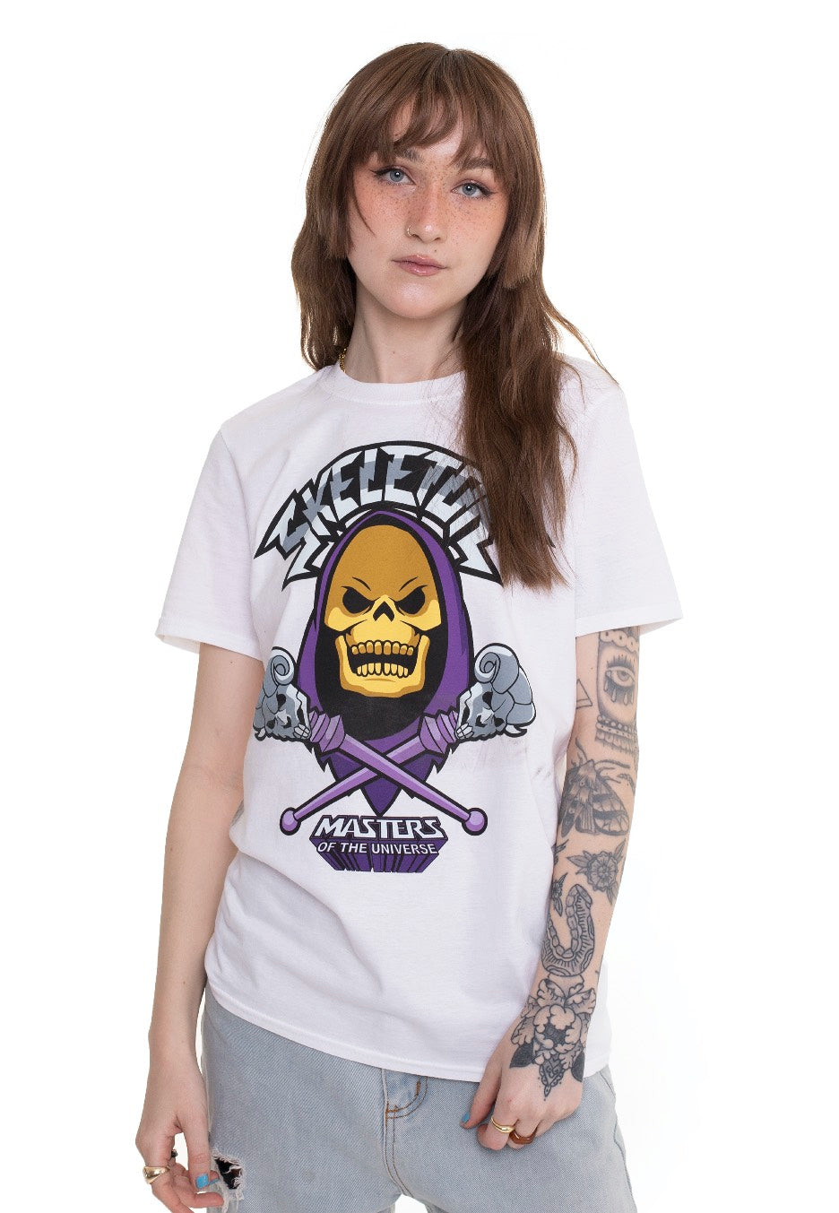 Masters Of The Universe - Skeletor Cross White - T-Shirt | Women-Image