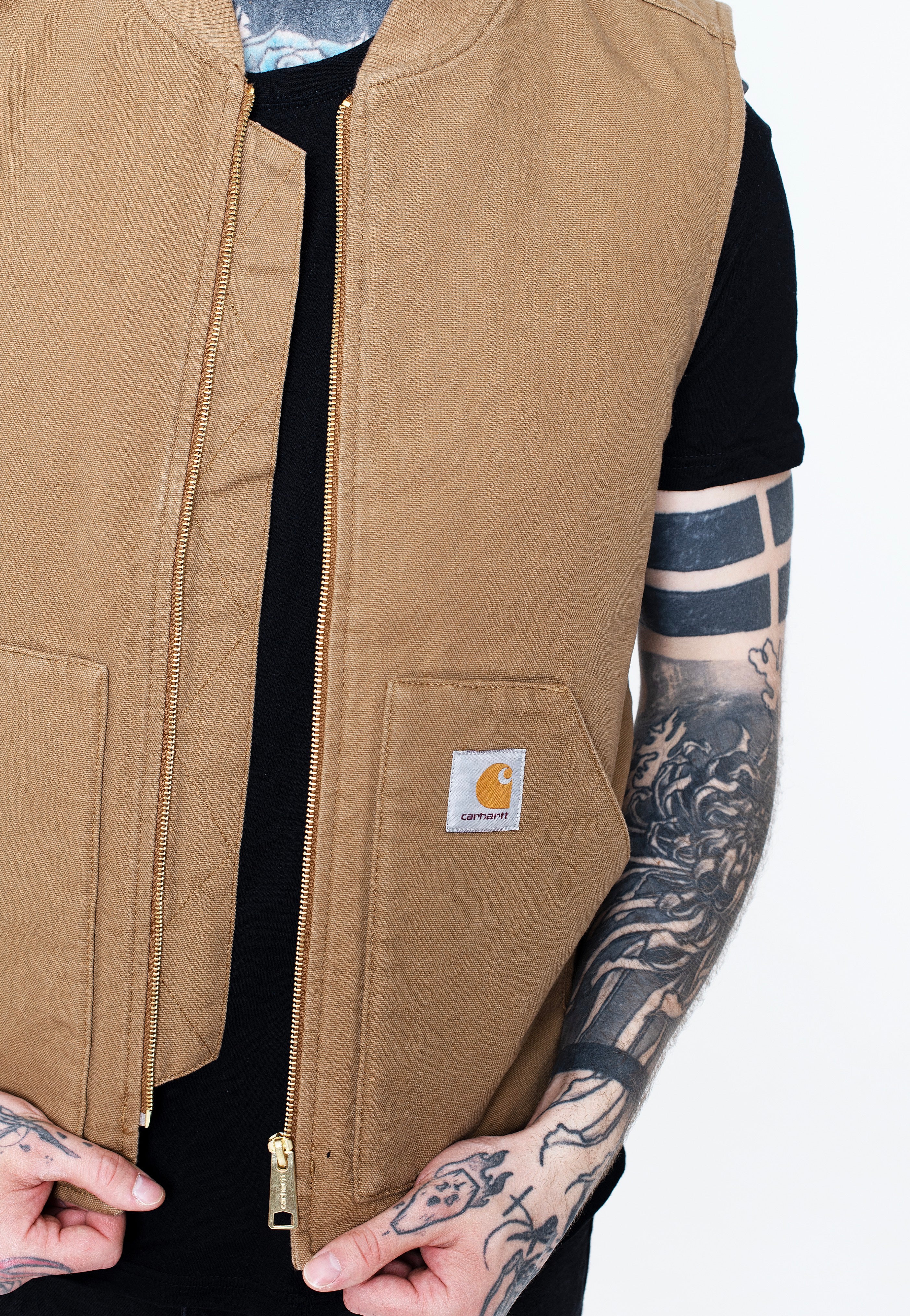 Carhartt WIP - Classic Rinsed Hamilton Brown - Vest | Men-Image