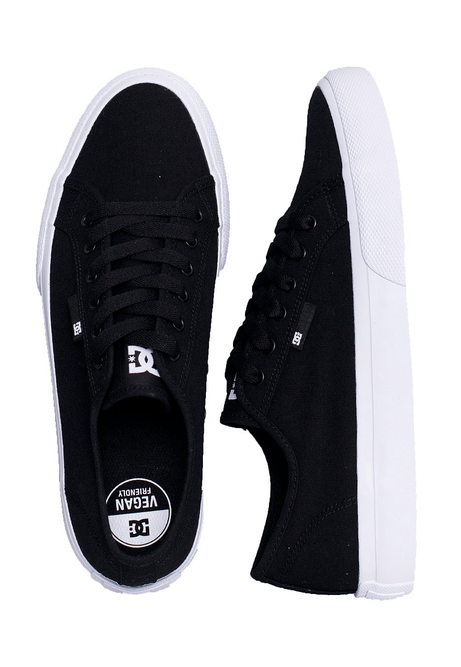 DC - Manual Black/White - Shoes | Men-Image