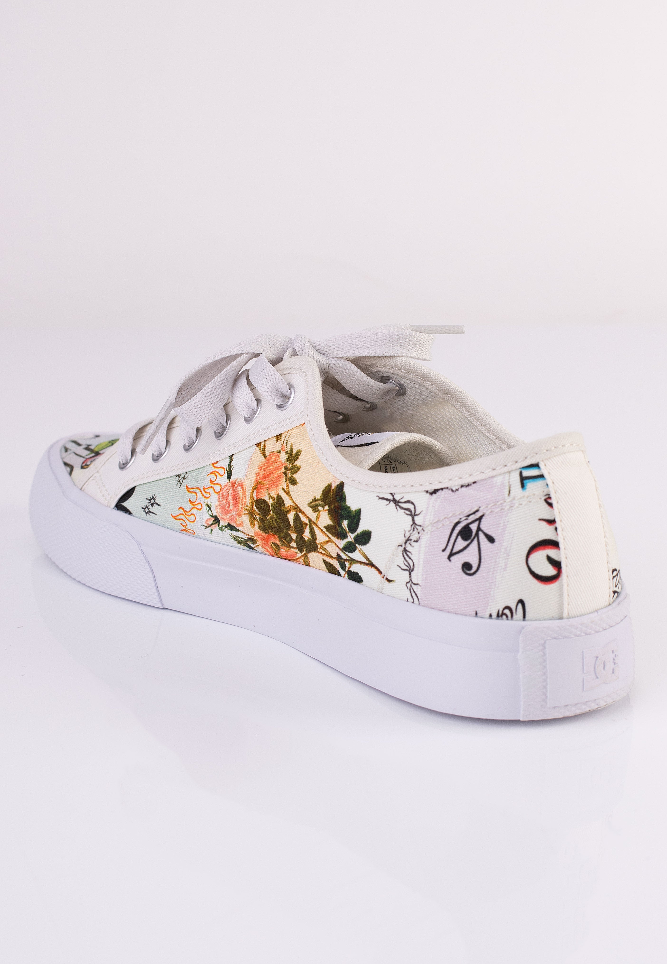 DC - Manual TXSE White/White Print - Shoes | Men-Image