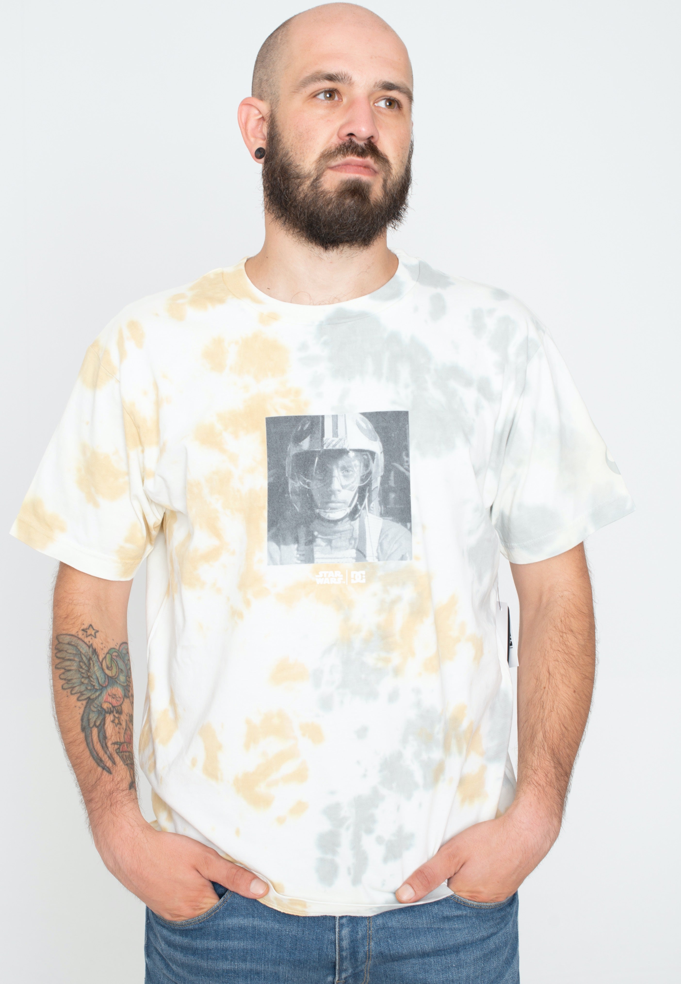 DC x Star Wars - Red Five Lily White/ Mojave Tie Dye - T-Shirt | Men-Image