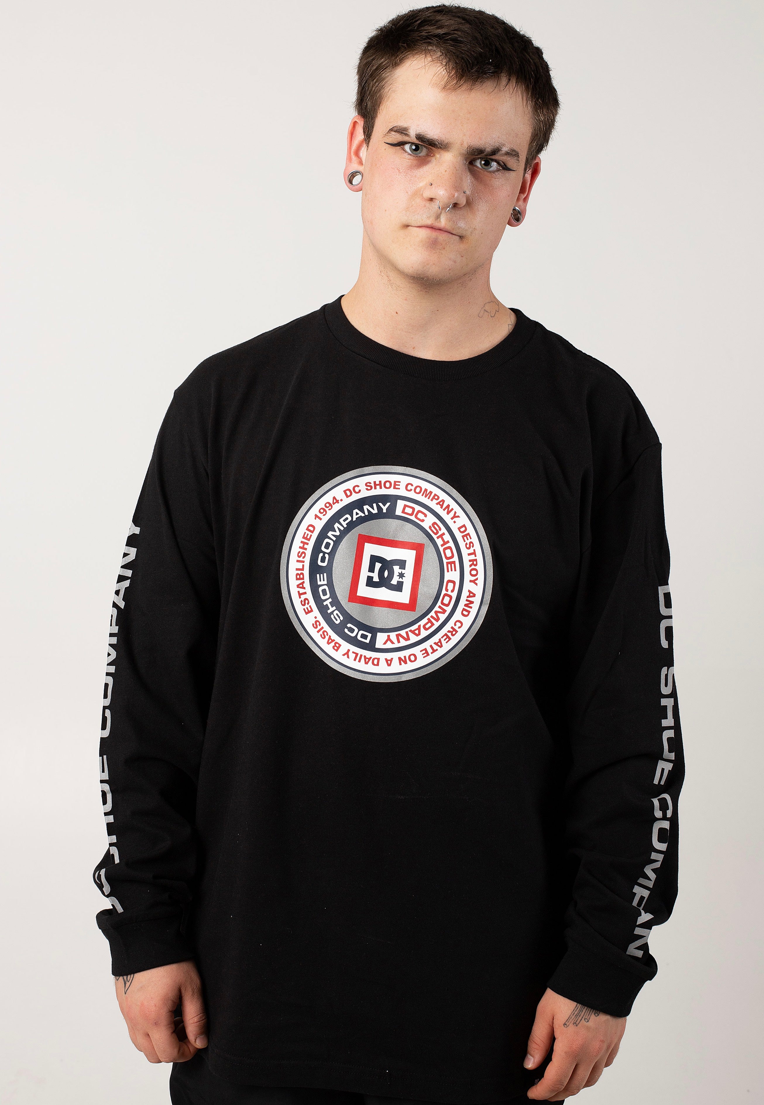 DC - Throwback HLS Black - Longsleeve | Men-Image