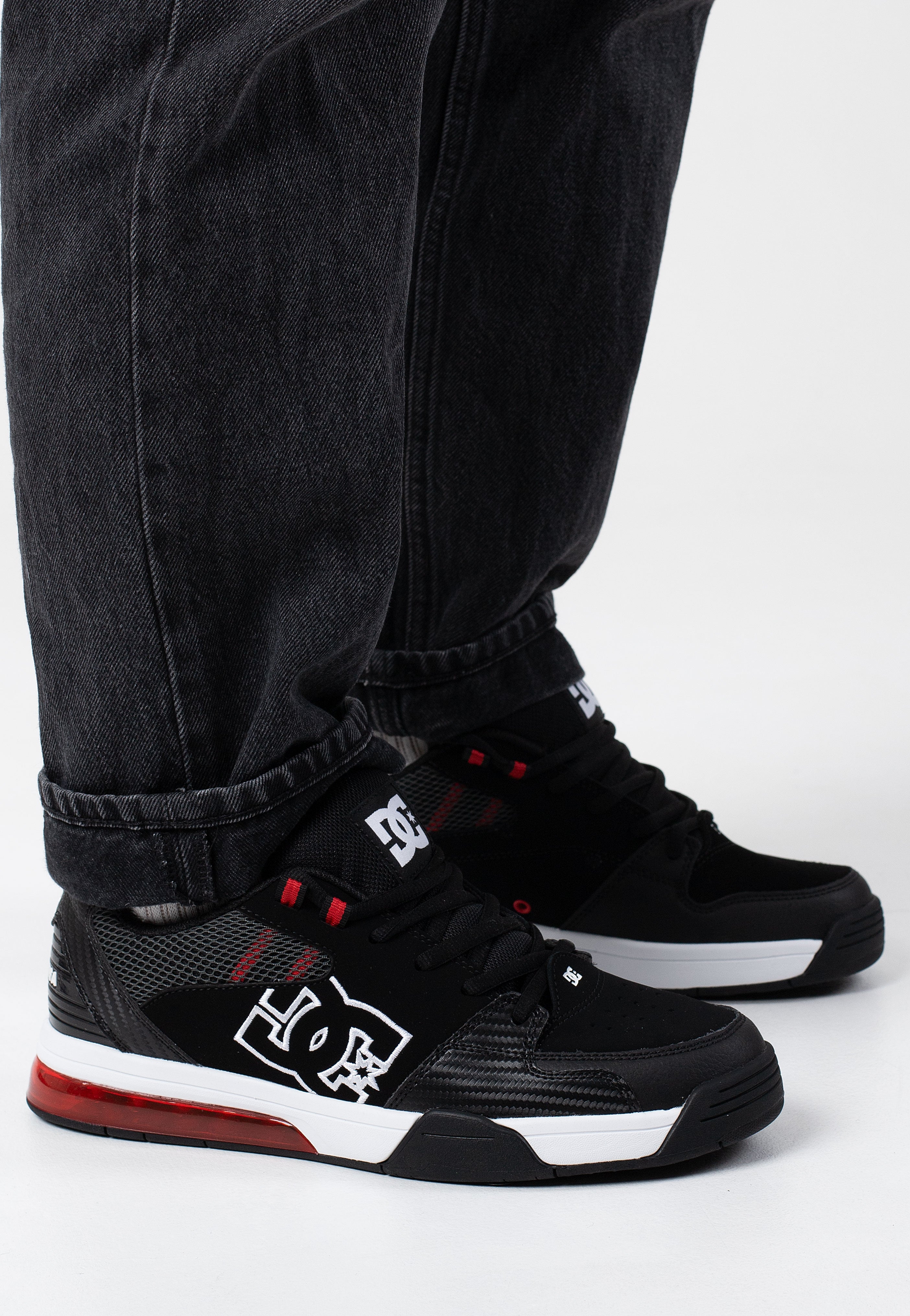 DC - Versatile Black/White/Athletic - Shoes | Men-Image