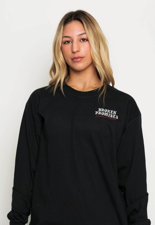 Broken Promises - Magma Black - Longsleeve | Women-Image