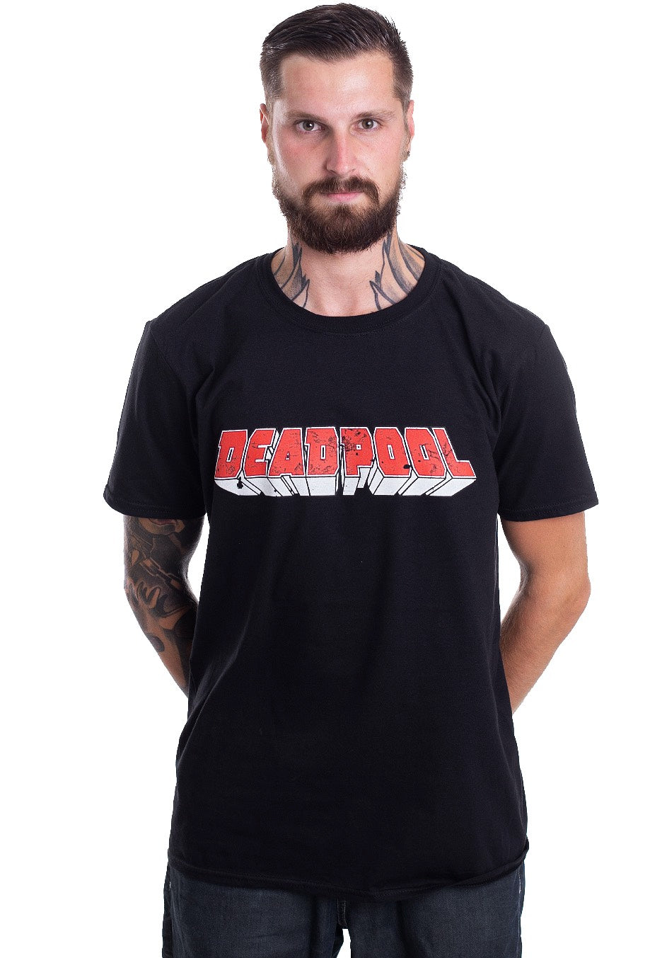 Deadpool - Distressed Logo - T-Shirt | Men-Image