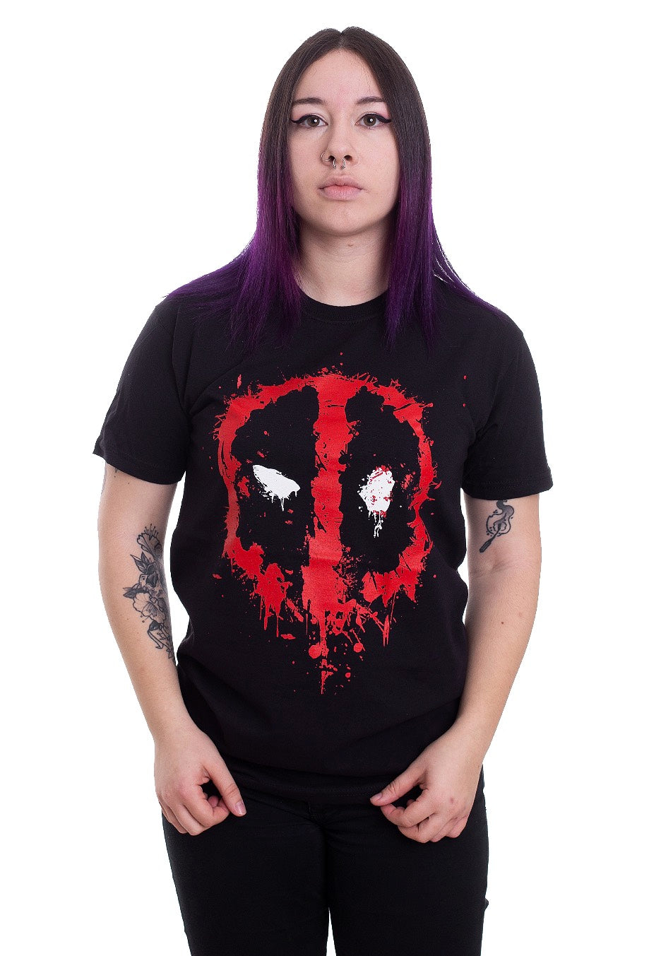 Deadpool - Splat Face - T-Shirt | Women-Image