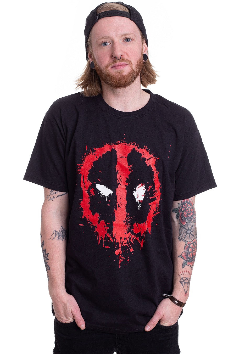 Deadpool - Splat Face - T-Shirt | Men-Image