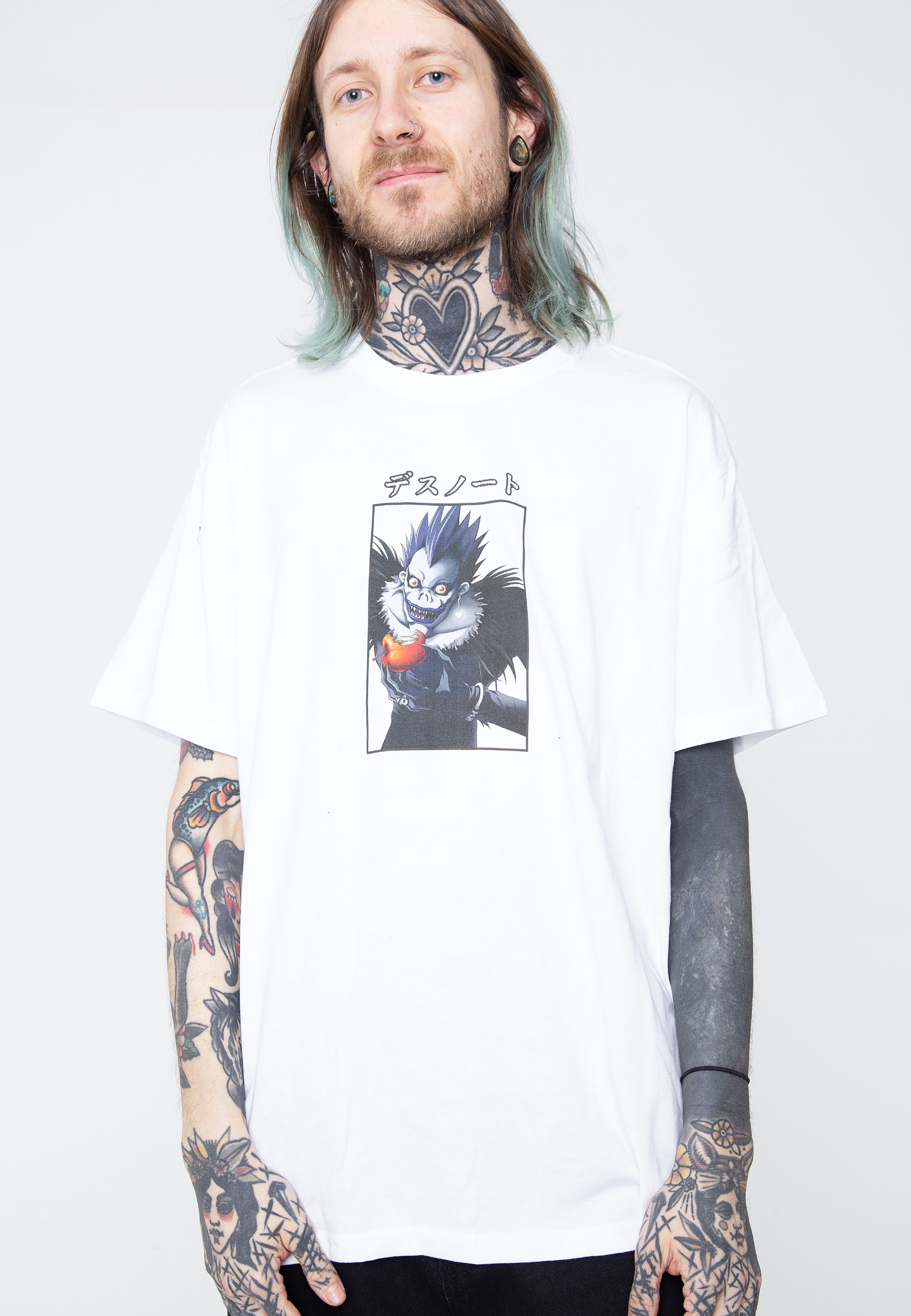 Death Note - Ryuk Apple White - T-Shirt | Men-Image