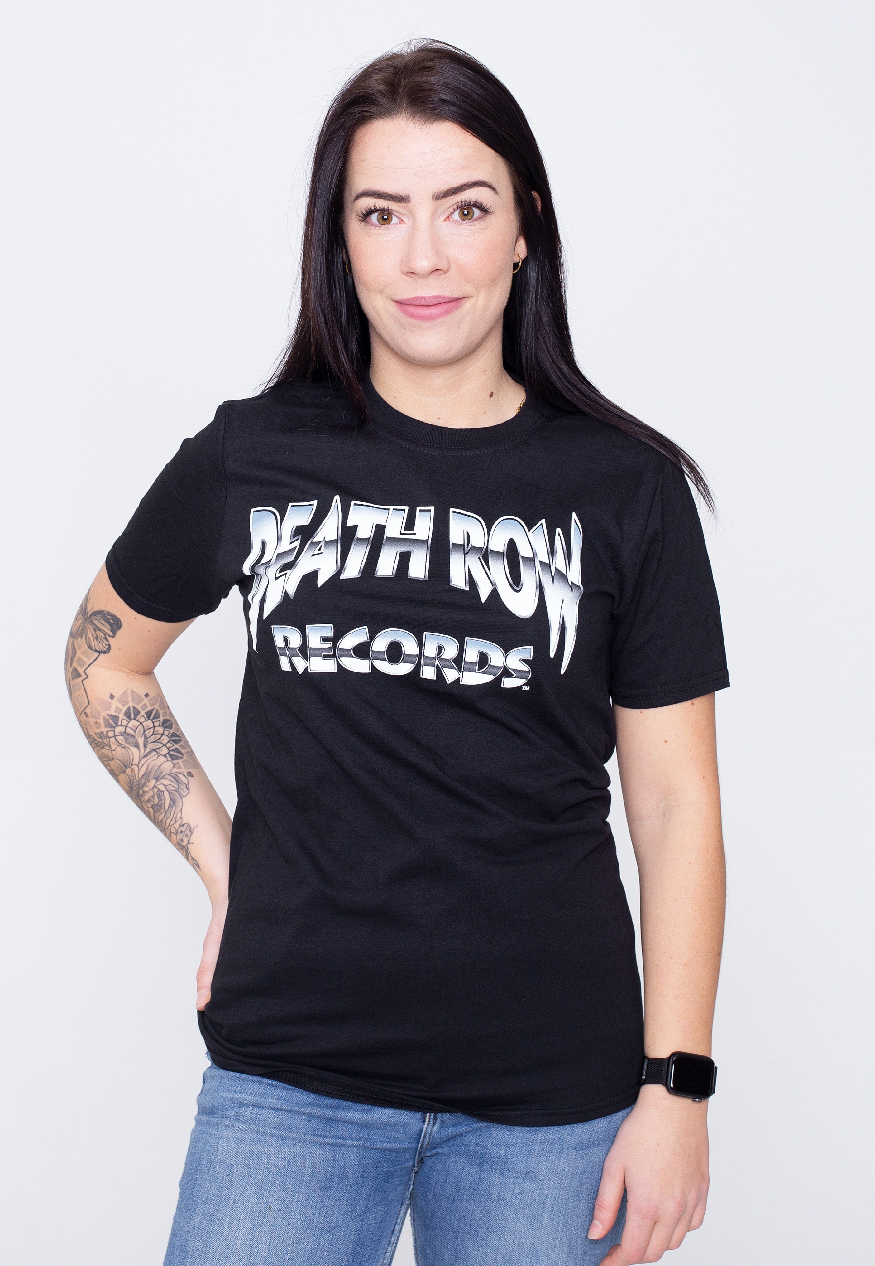 Death Row Records - Chrome Logo - T-Shirt | Women-Image