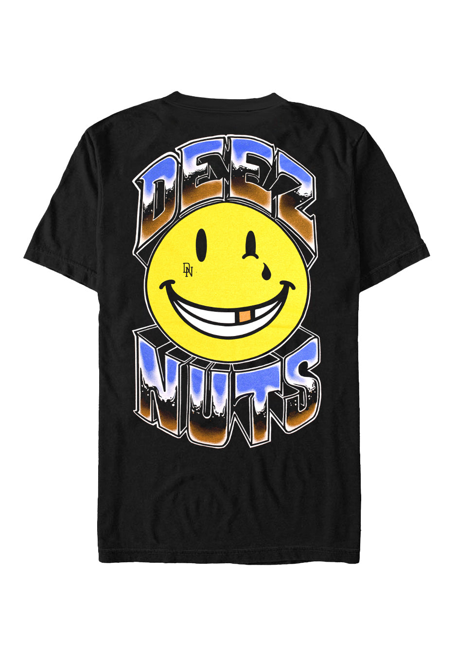 Deez Nuts - Chrome Logo Smiley - T-Shirt | Neutral-Image