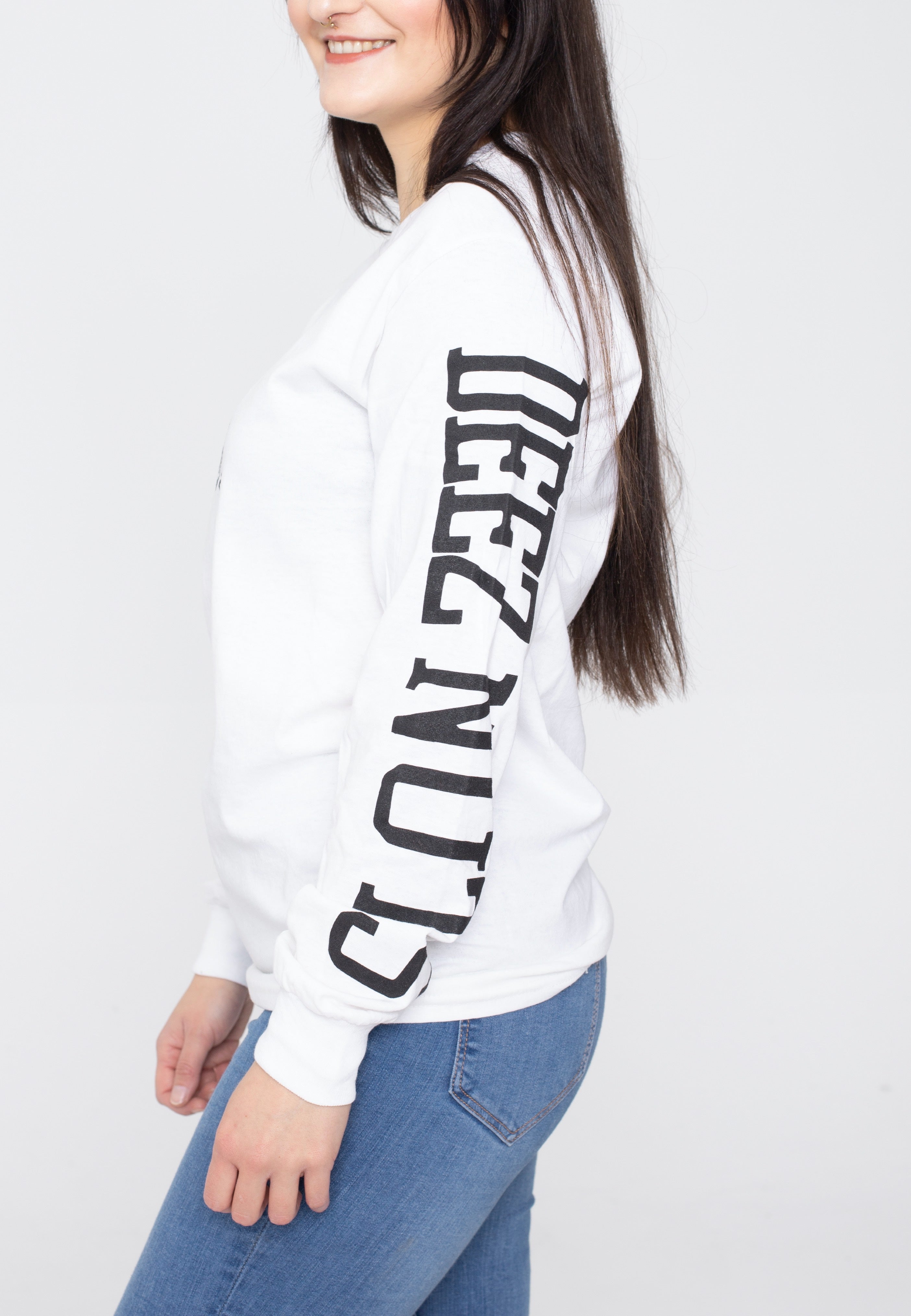 Deez Nuts - Flame White - Longsleeve | Women-Image