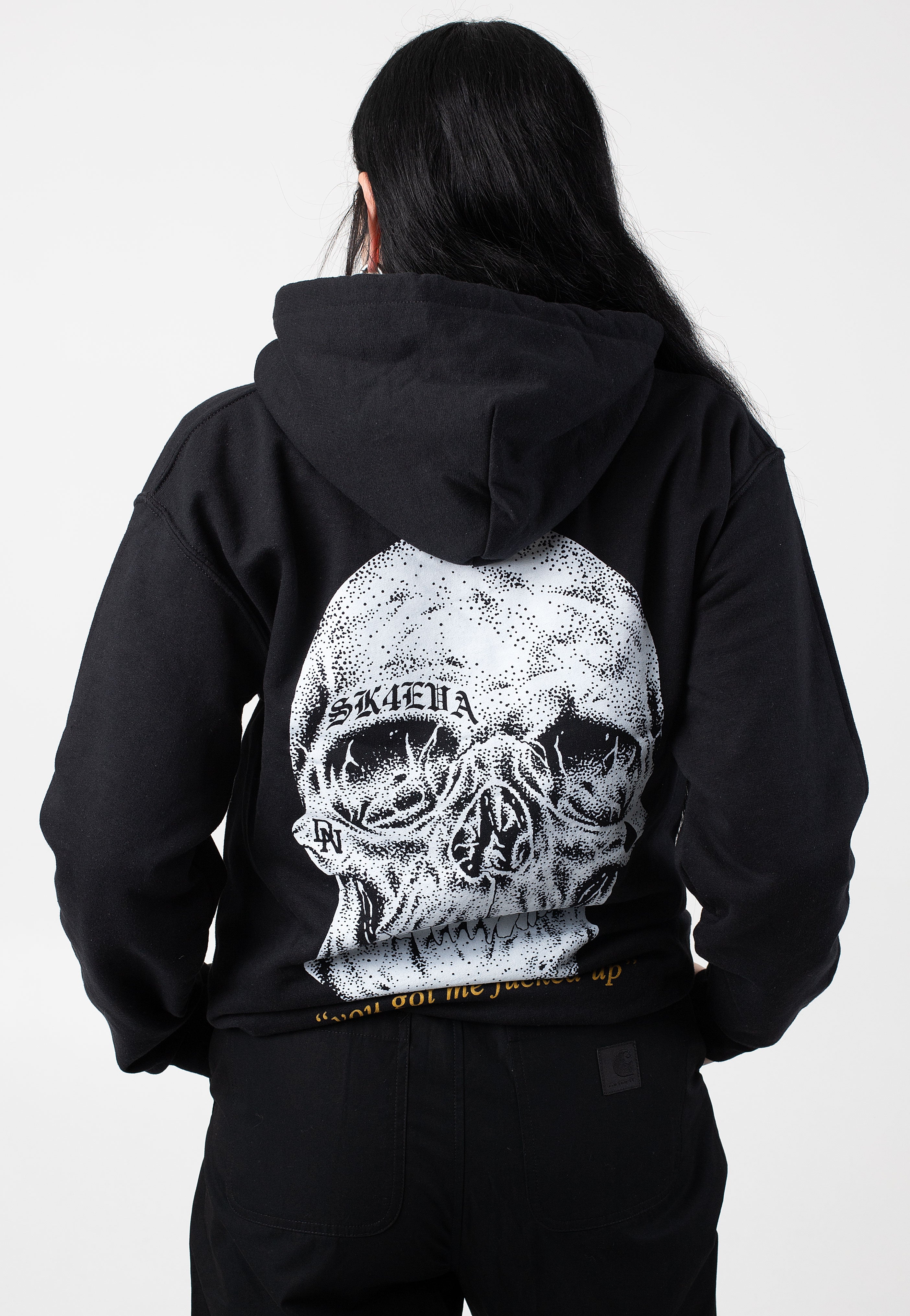 Deez Nuts - Golden Smile Skull - Hoodie | Women-Image