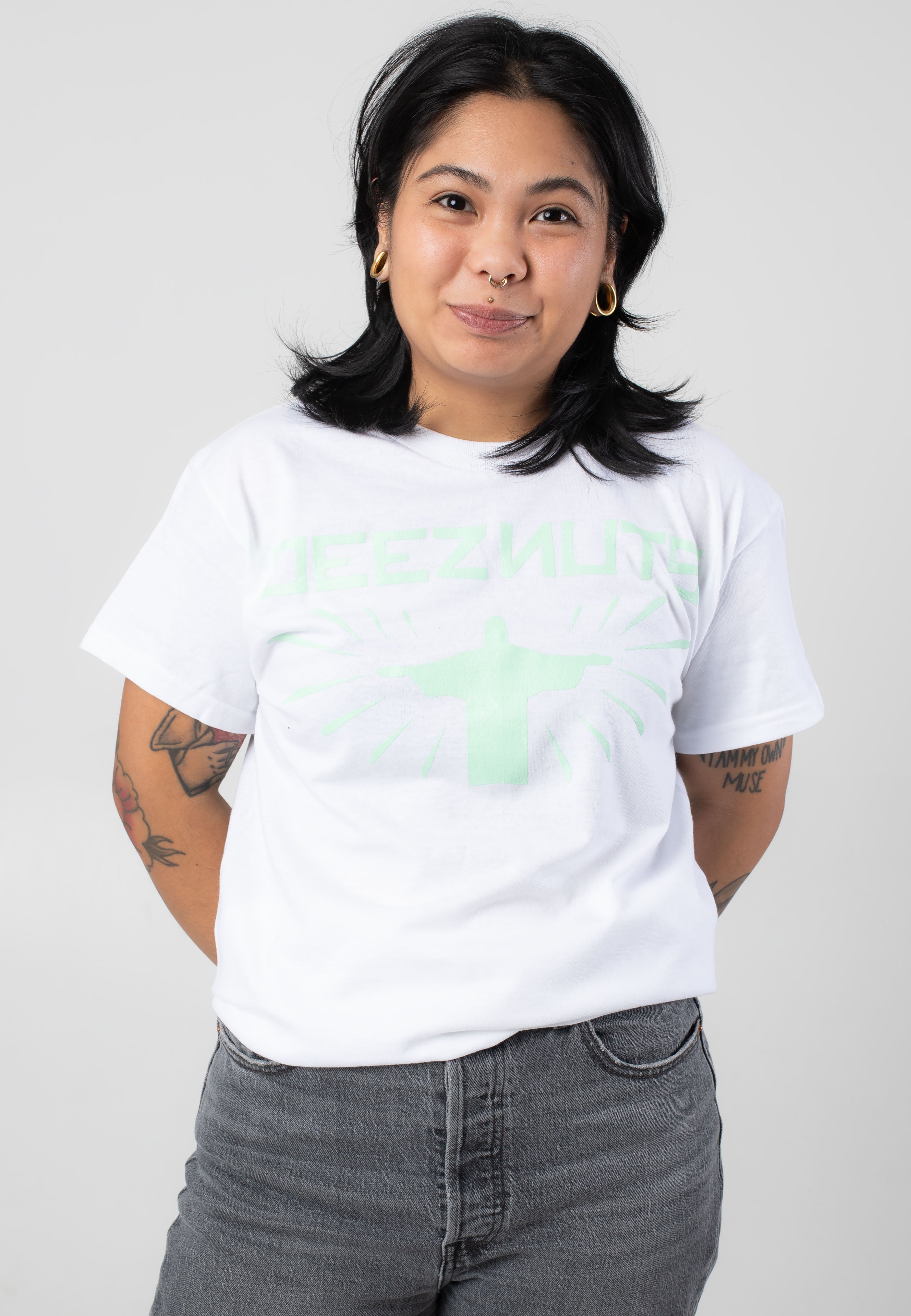 Deez Nuts - Monument White - T-Shirt | Women-Image