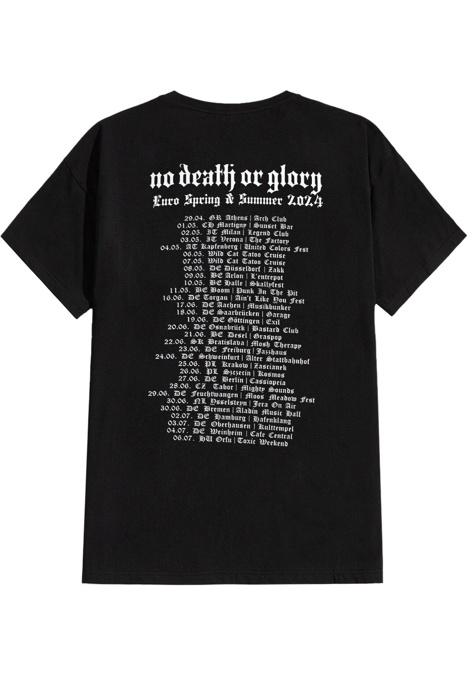 Deez Nuts - No Death Or Glory Tour 2024 - T-Shirt | Neutral-Image