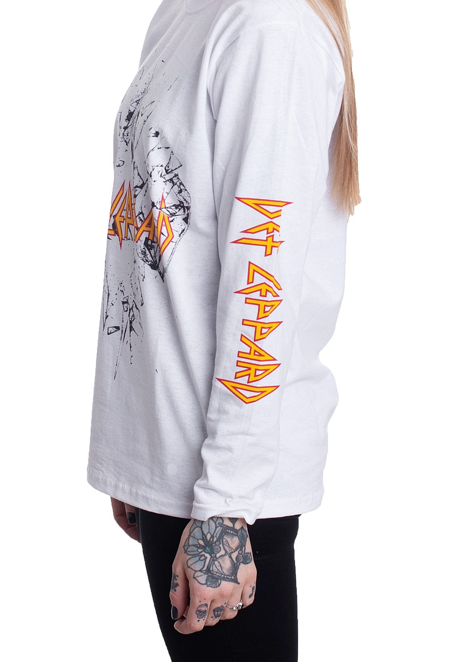 Def Leppard - Shatter White - Longsleeve | Women-Image