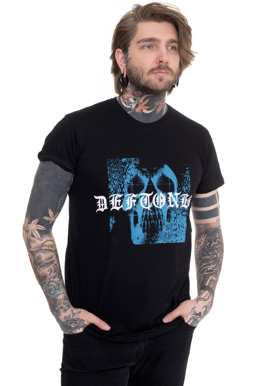 Deftones - Static Skull - T-Shirt | Men-Image