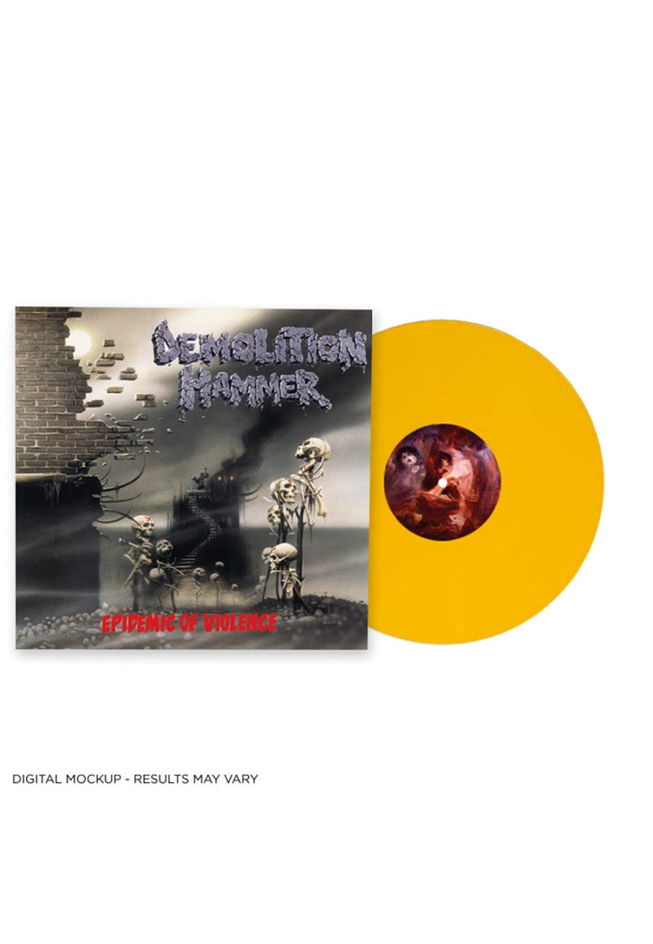 Demolition Hammer - Epidemic Of Violence (Re-Issue 2023) Transparent Sun Yellow - Colored Vinyl | Neutral-Image