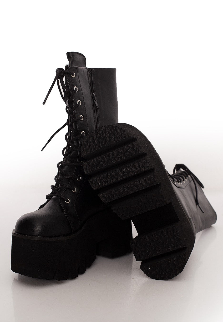 DemoniaCult - Ashes 105 Chunky Heel Black - Girl Shoes | Women-Image