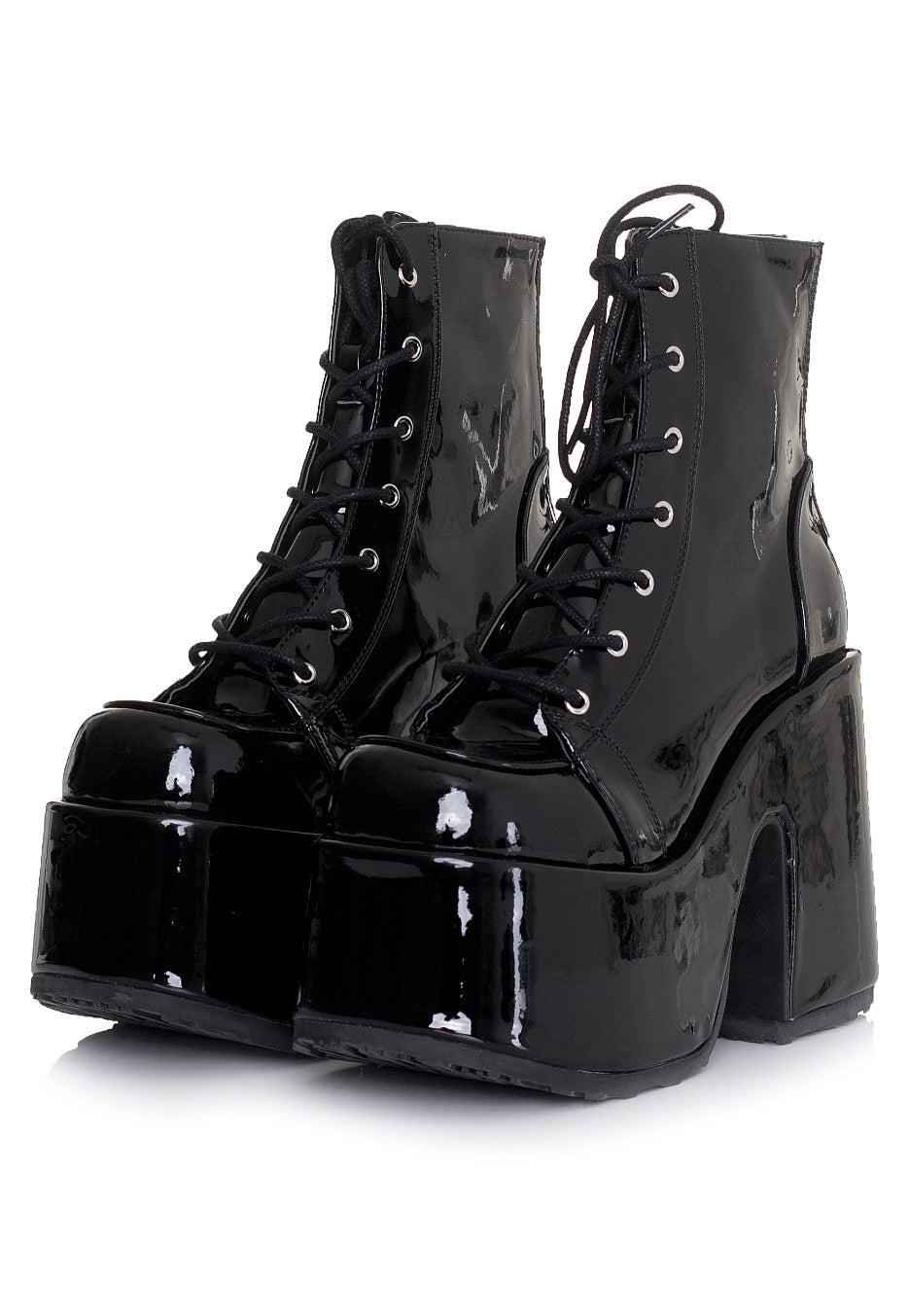 DemoniaCult - Camel 203 Chunky Heel Black - Girl Shoes | Women-Image