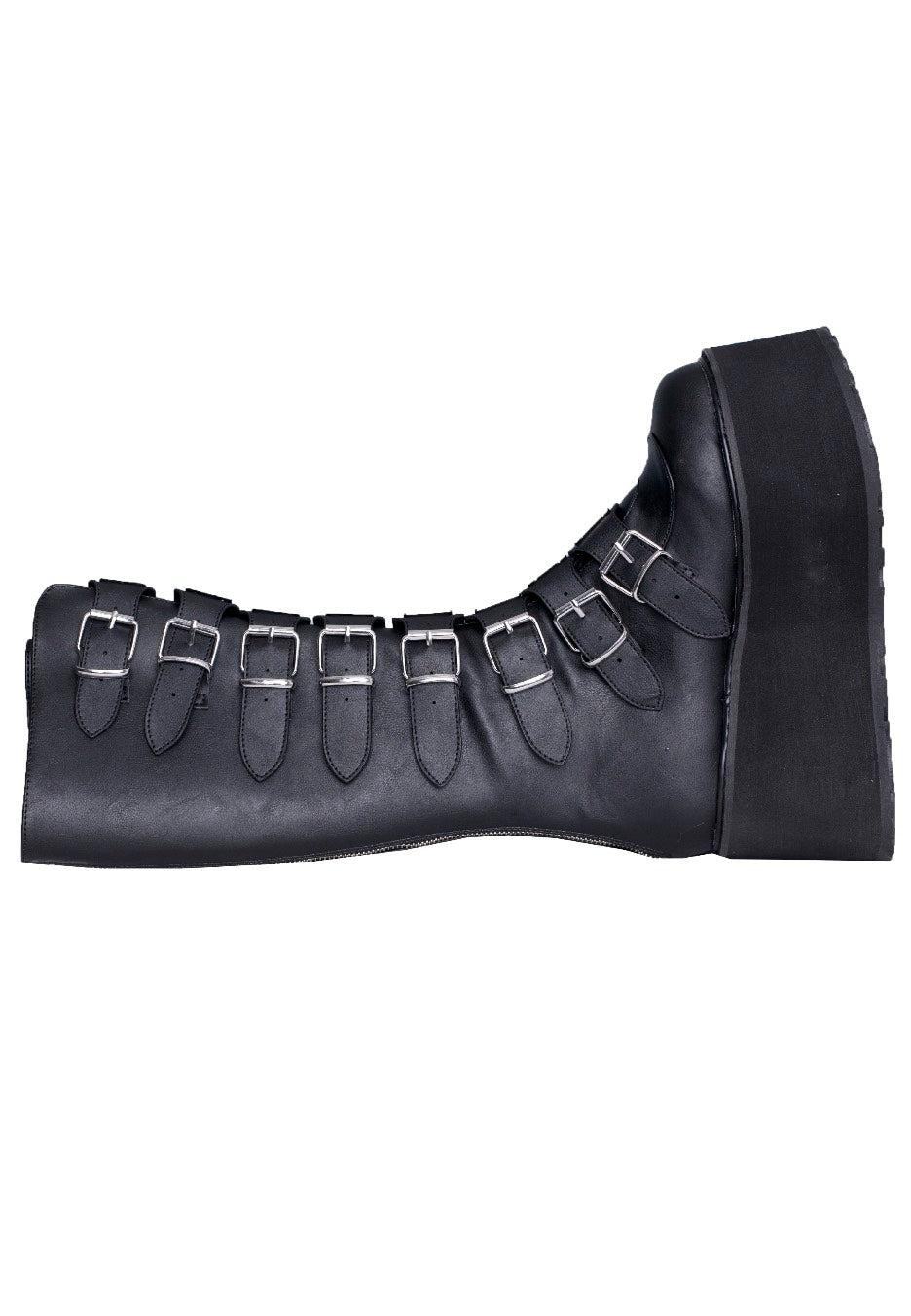 DemoniaCult - Damned 318 Vegan Leather Black - Girl Shoes | Women-Image