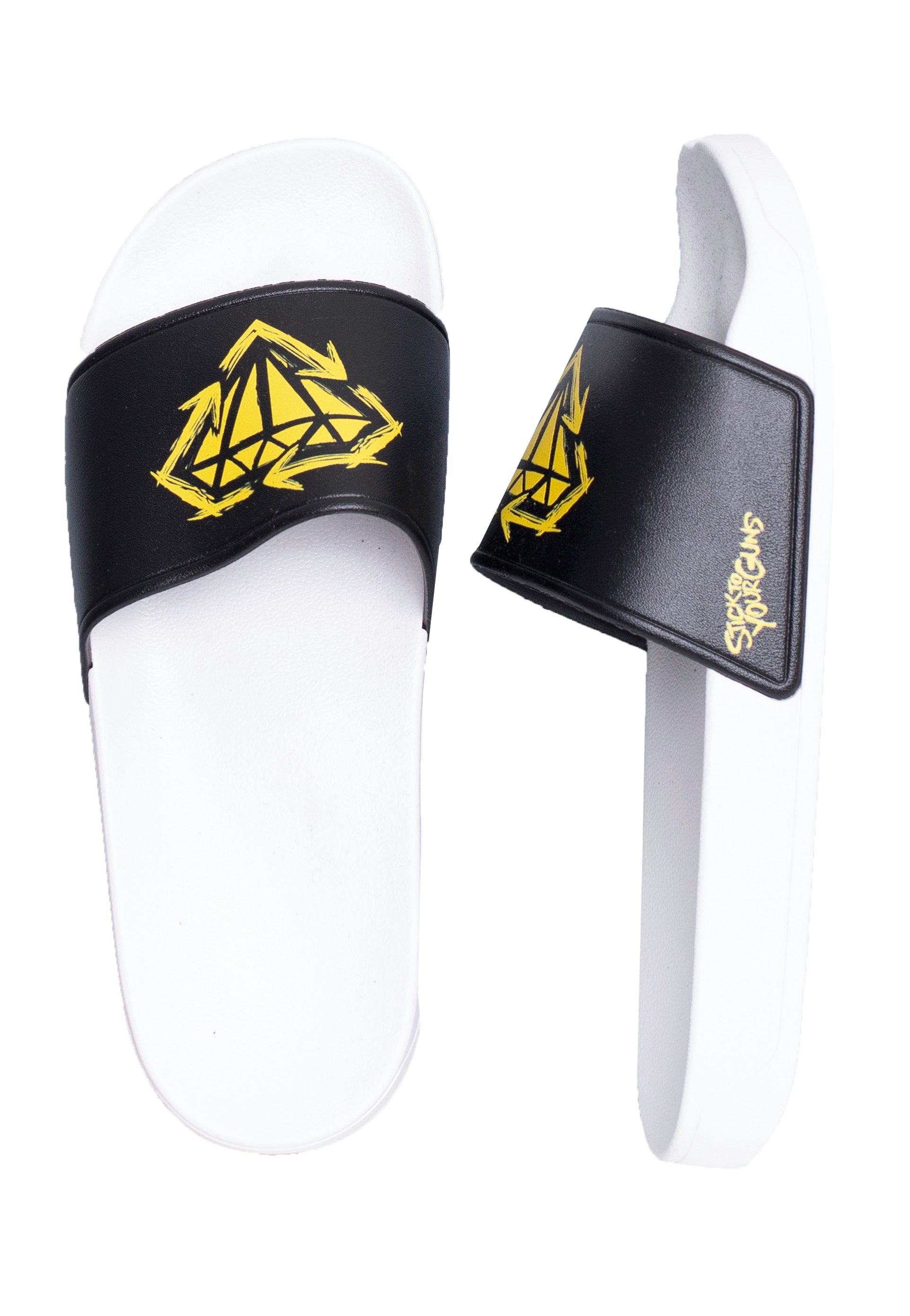 Stick To Your Guns - Diamond White/Black - Slides | Men-Image