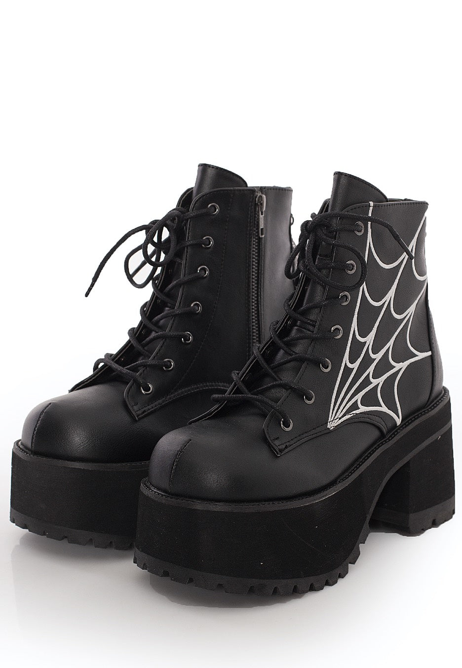 DemoniaCult - Ranger 105 Spider Web Embroidery - Girl Shoes | Women-Image