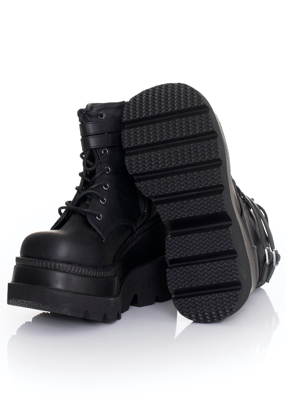 DemoniaCult - Shaker 52 Vegan Leather Black - Girl Shoes | Women-Image