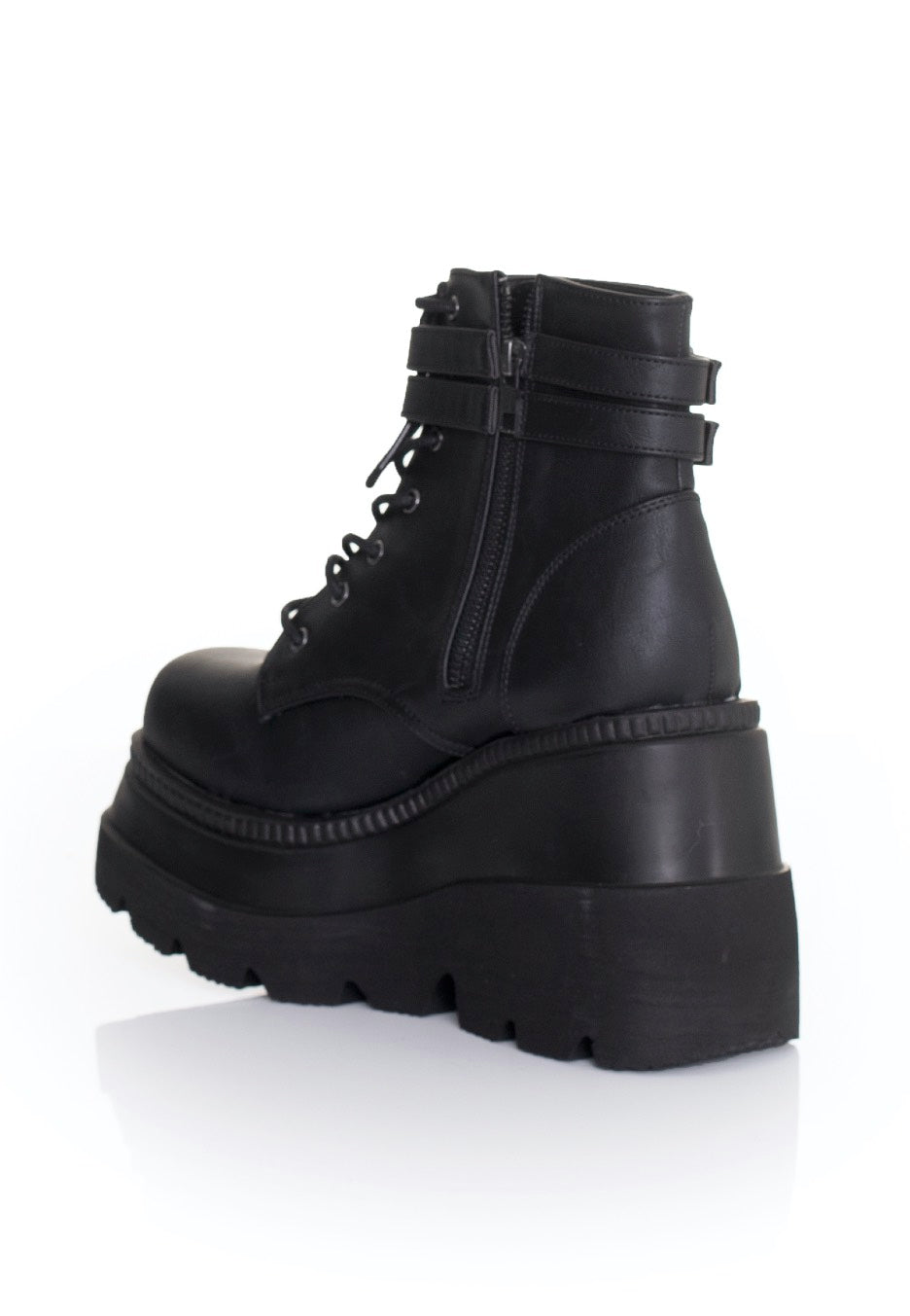 DemoniaCult - Shaker 52 Vegan Leather Black - Girl Shoes | Women-Image