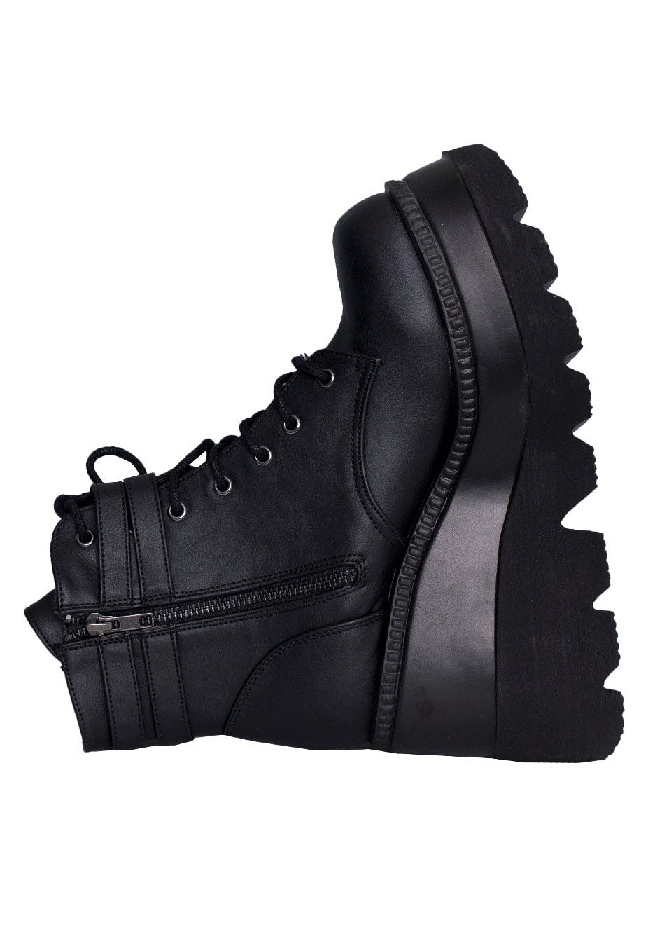 DemoniaCult - Shaker 52 Vegan Leather Black - Girl Shoes | Women-Image