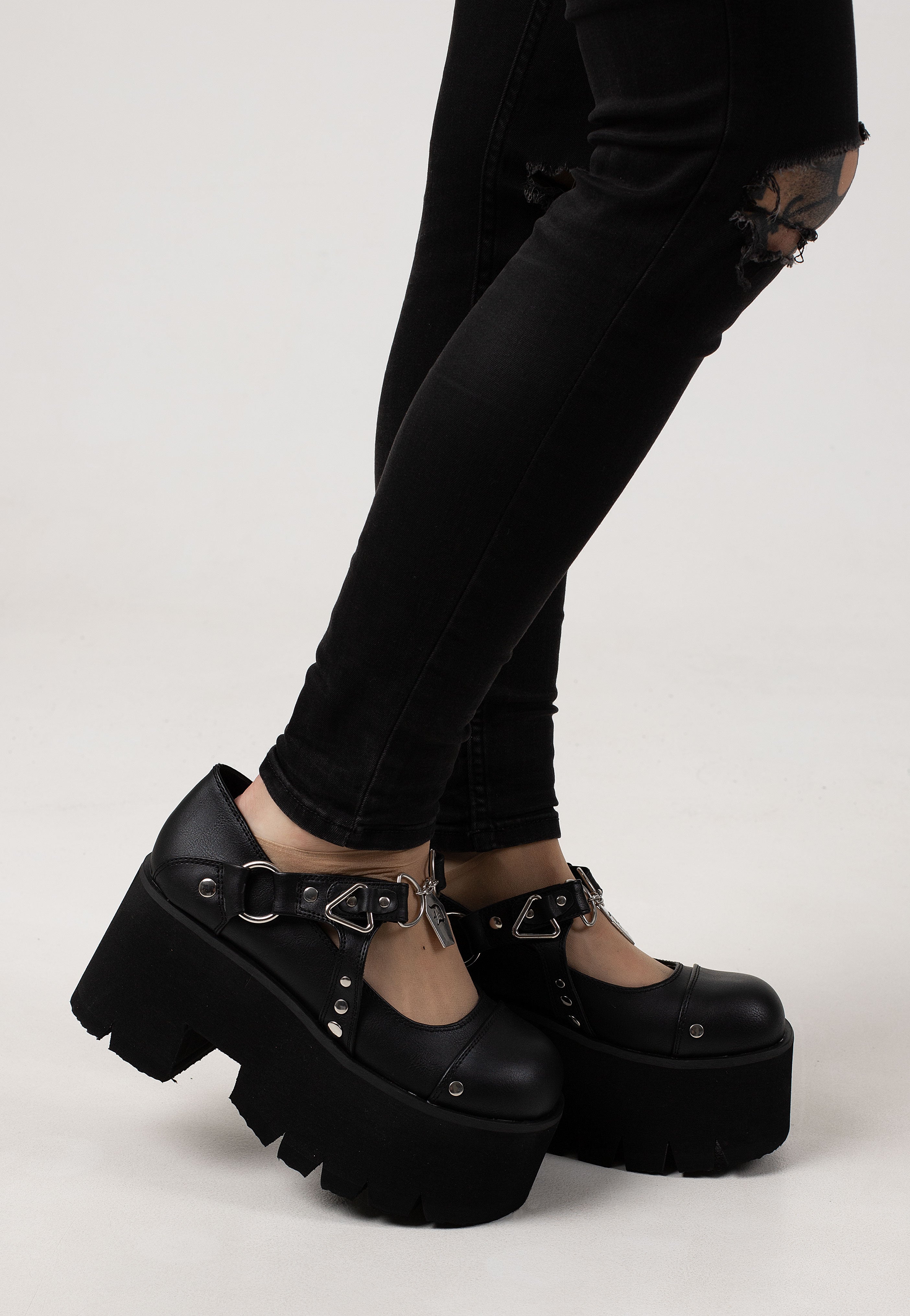 DemoniaCult - Ashes 33 Black - Girl Shoes | Women-Image