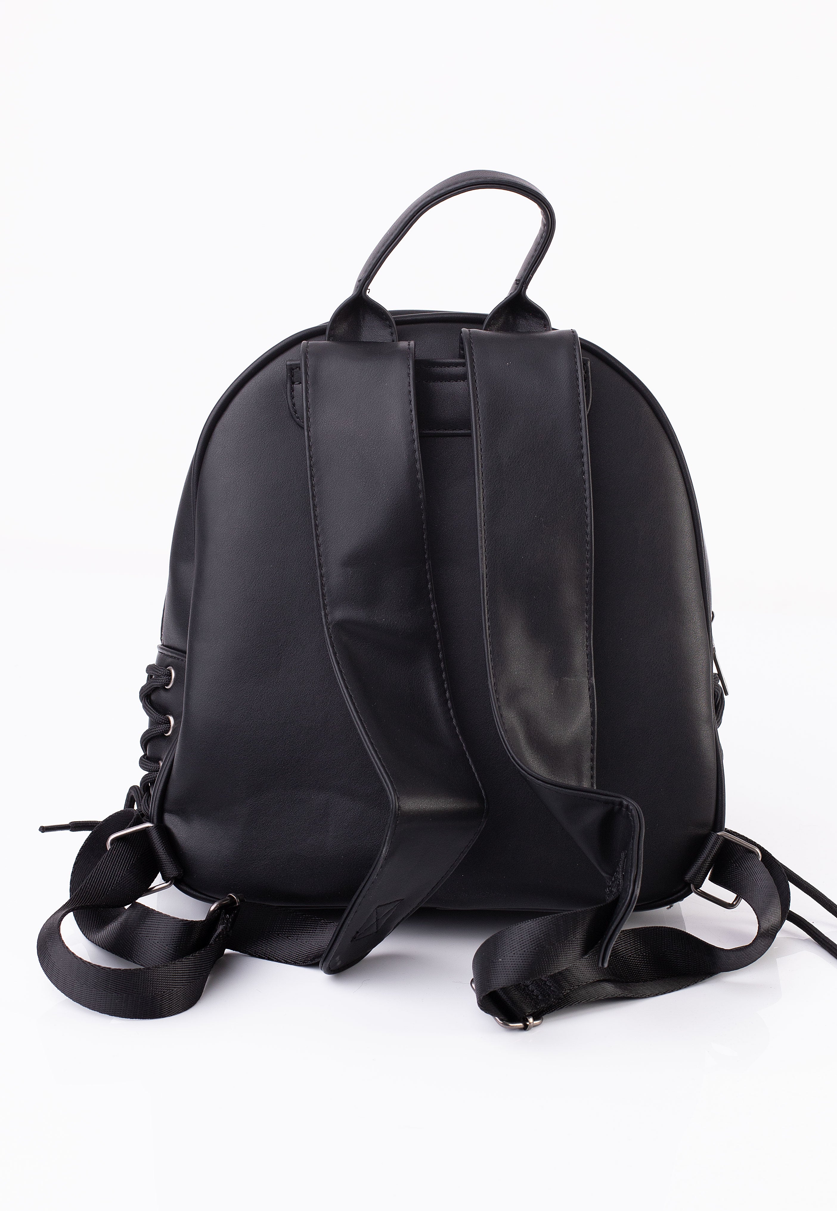 DemoniaCult - Faux Leather Mini Black - Backpack | Neutral-Image