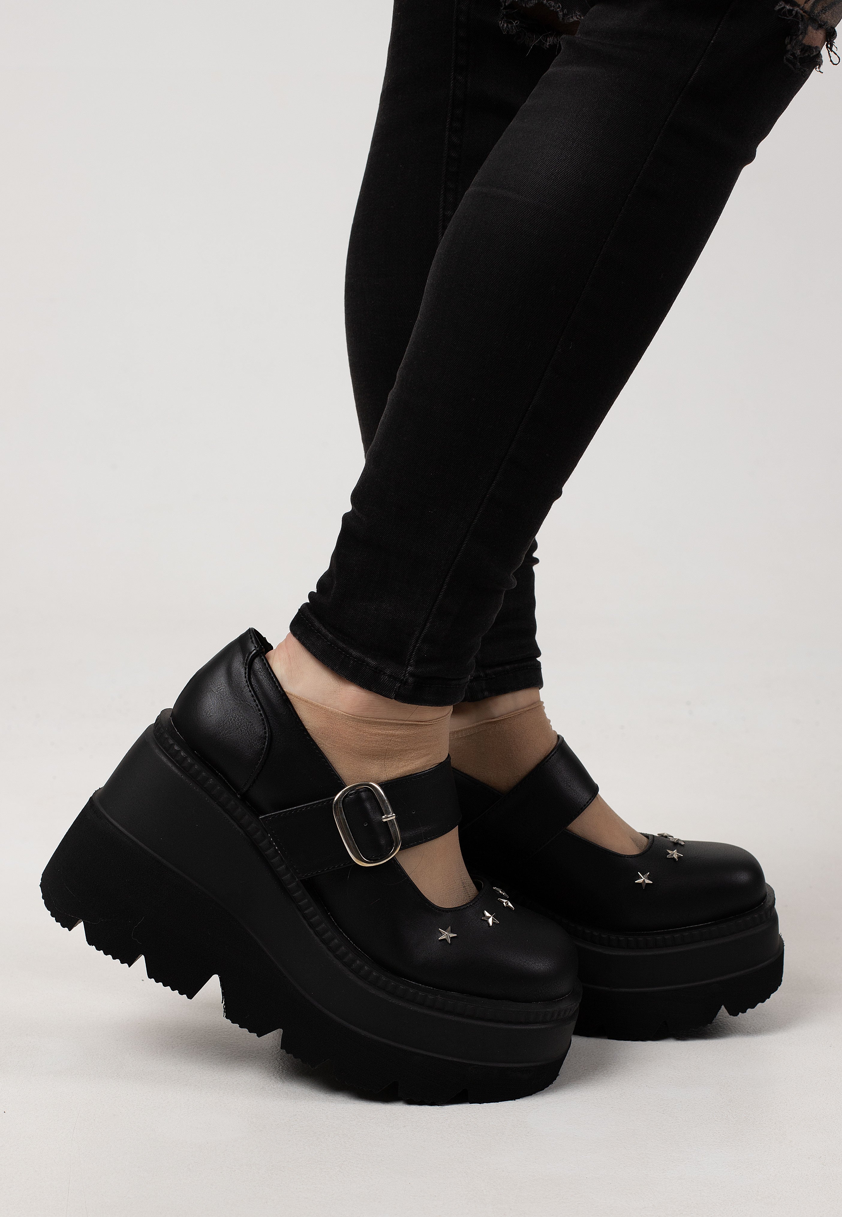 DemoniaCult - Shaker 23 Black - Heels | Women-Image