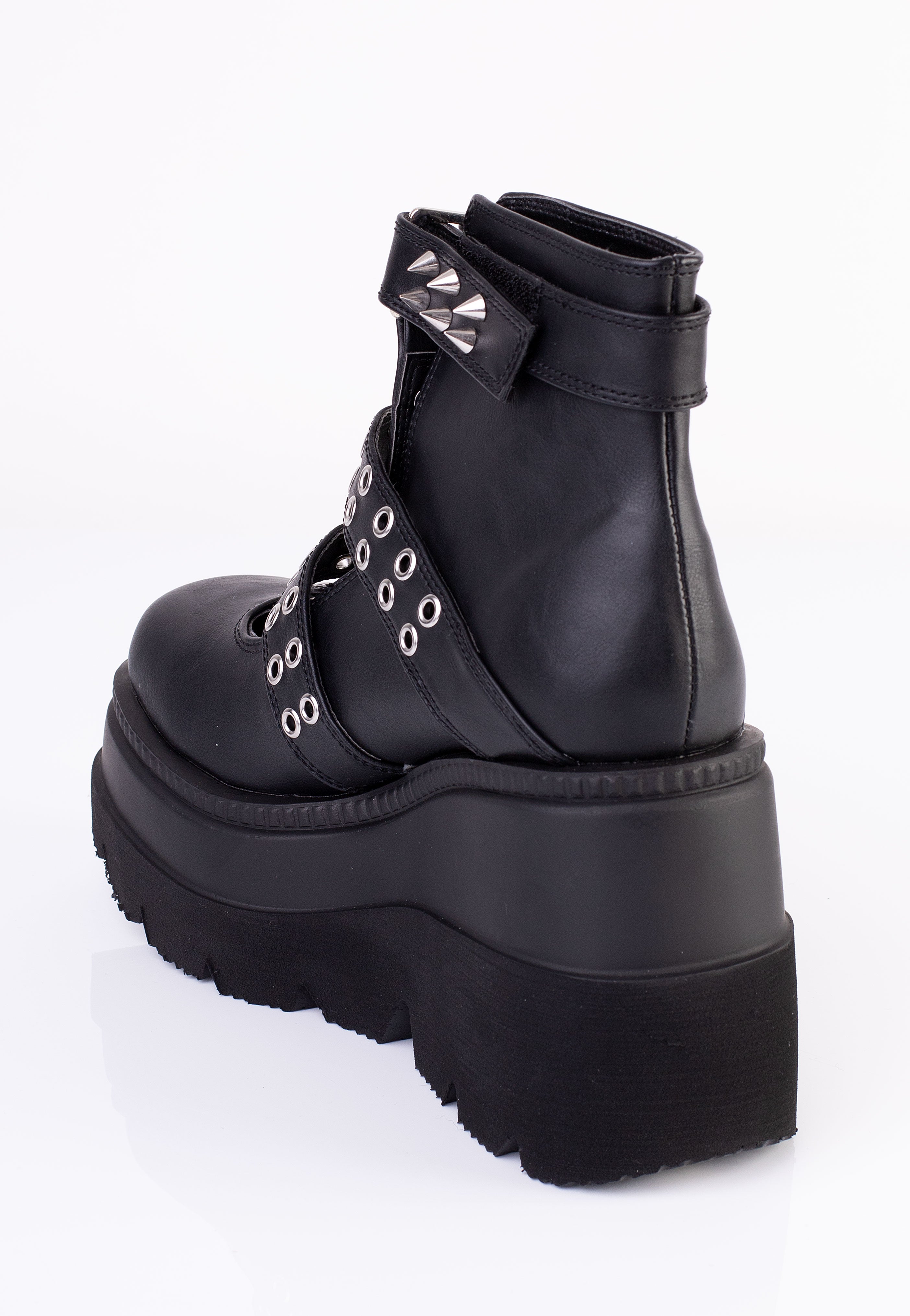 DemoniaCult - Shaker 62 Black Vegan Leather - Girl Shoes | Women-Image