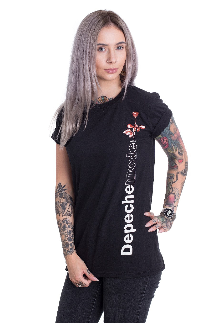 Depeche Mode - Violator Side Rose - T-Shirt | Women-Image