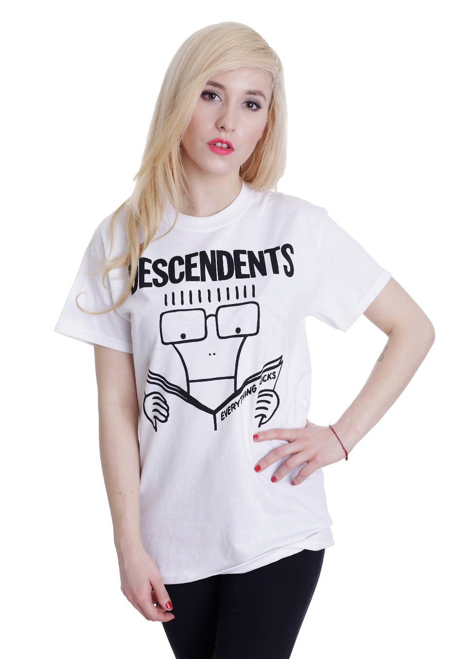 Descendents - Everything Sucks White - T-Shirt | Women-Image